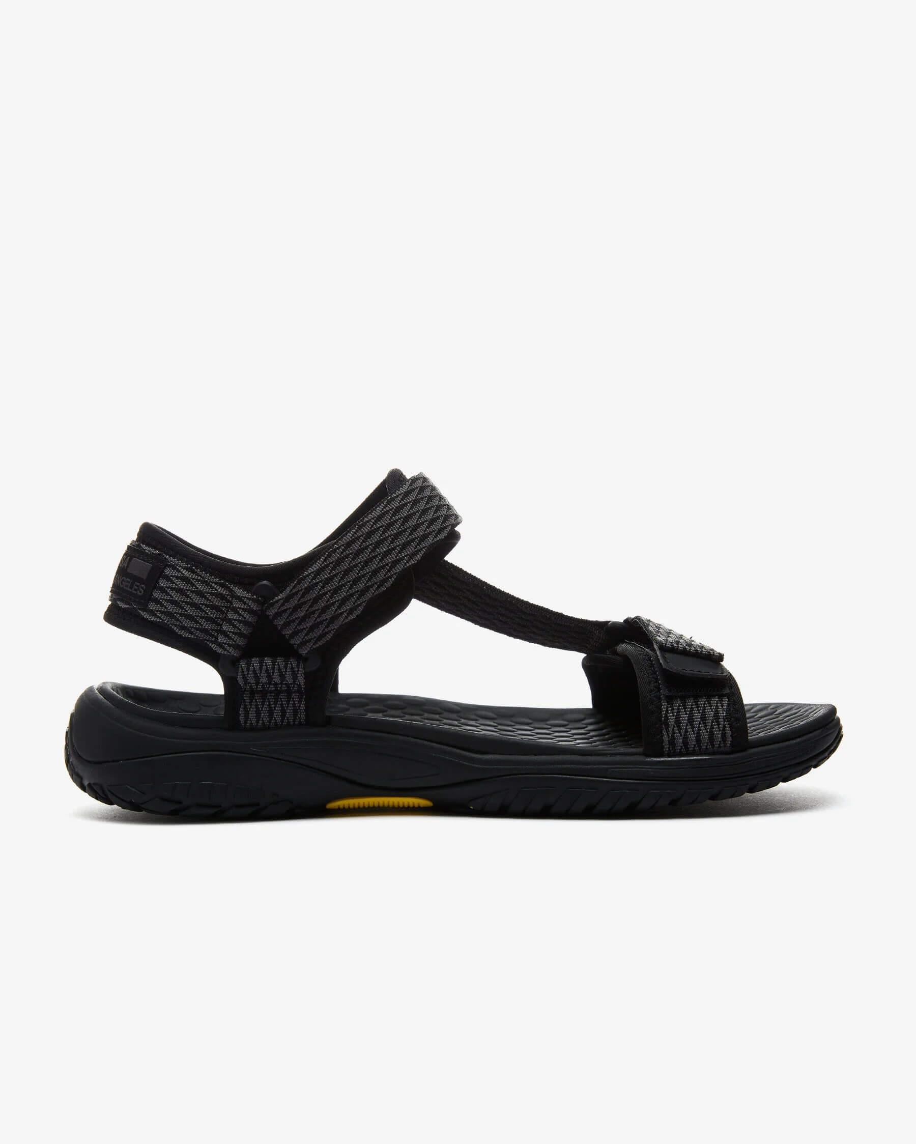Skechers Lomell - Rip Tide 204351 BKGY Erkek Sandalet - Siyah