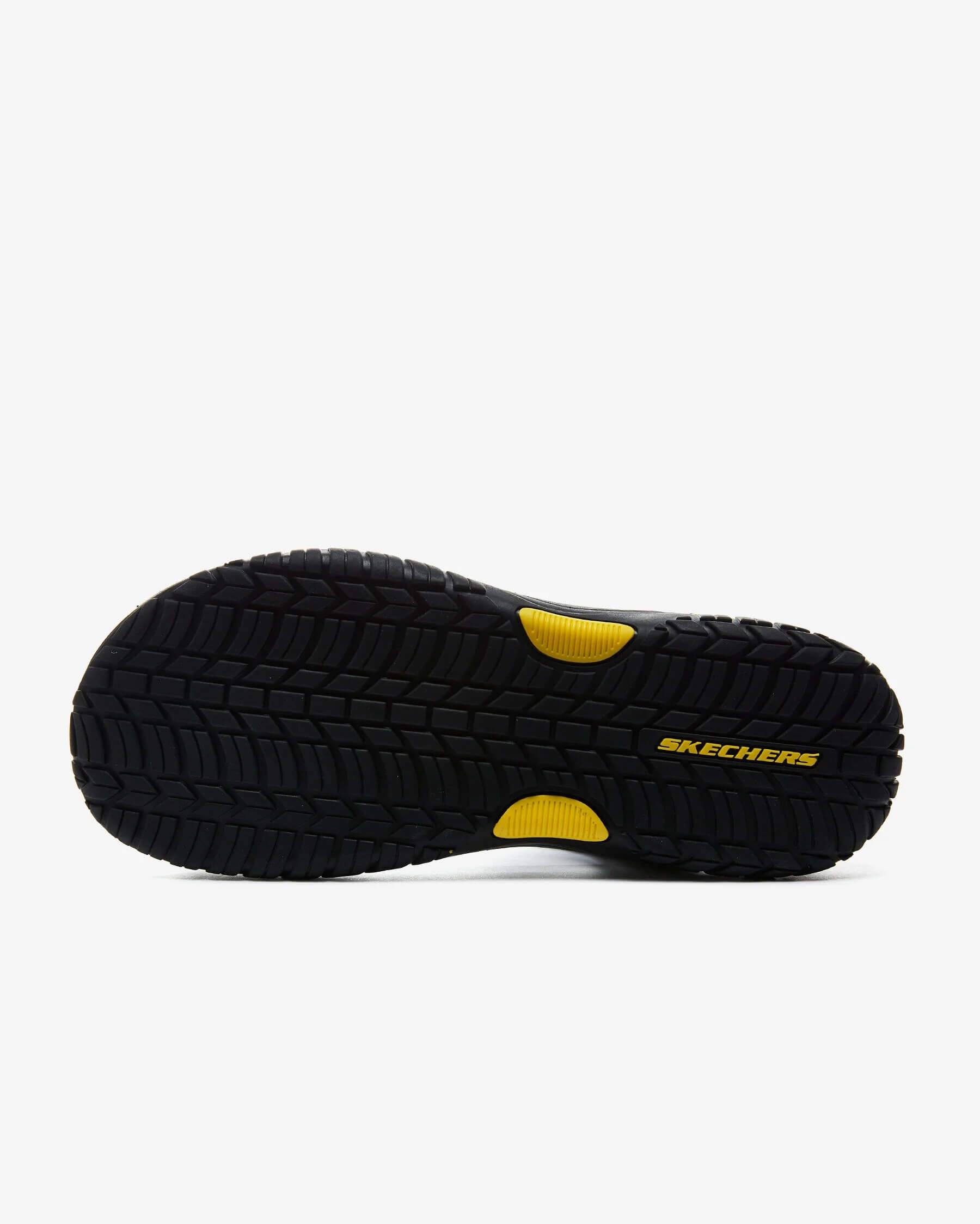 Skechers Lomell - Rip Tide 204351 BKGY Erkek Sandalet - Siyah