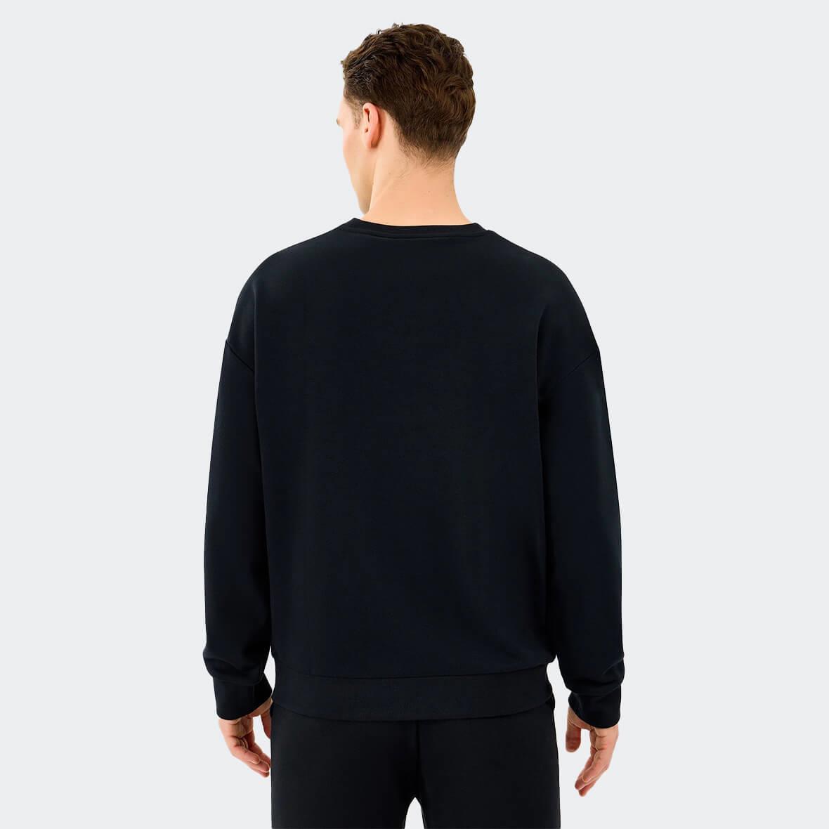 Skechers M Essential Crew Neck S2610015-3817 Erkek Sweatshirt - Siyah