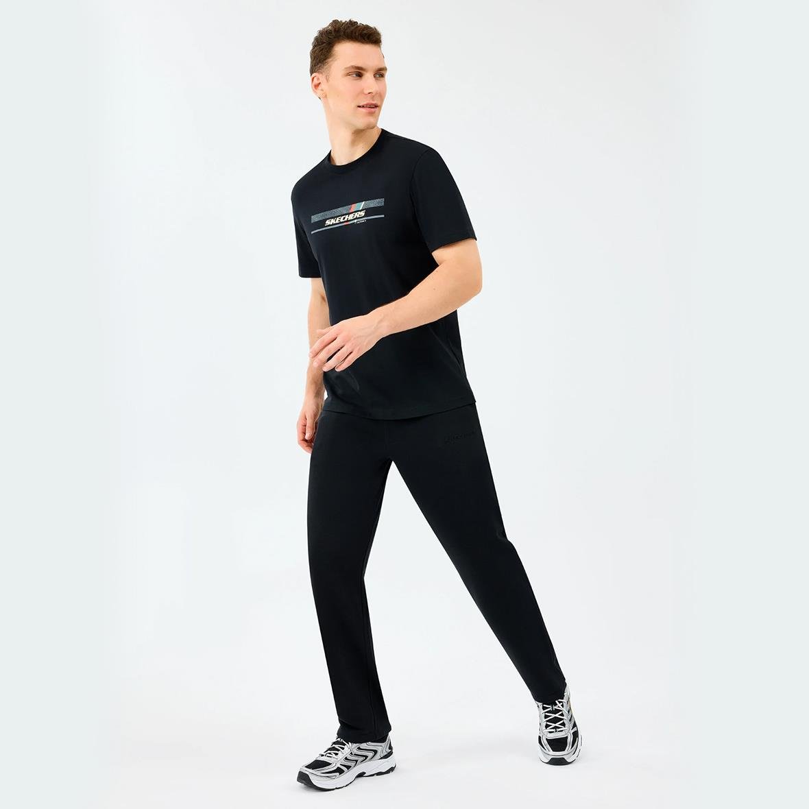 Skechers M Essential Regular Sweatpant S2610007-3817 Erkek Eşofman Altı - Siyah