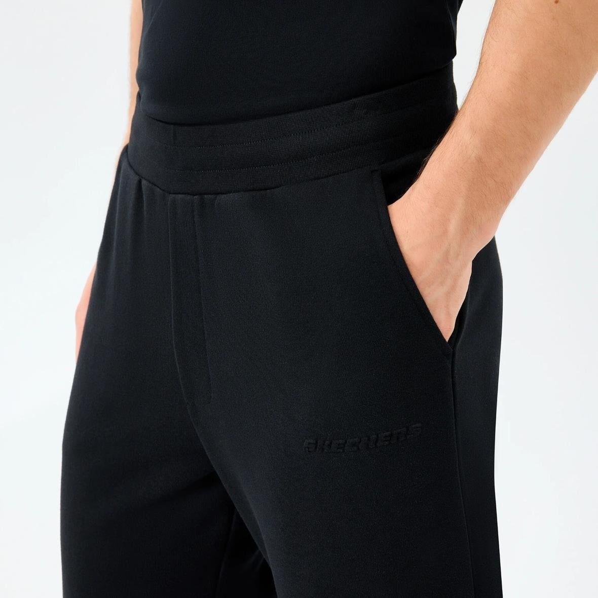 Skechers M Essential Regular Sweatpant S2610007-3817 Erkek Eşofman Altı - Siyah