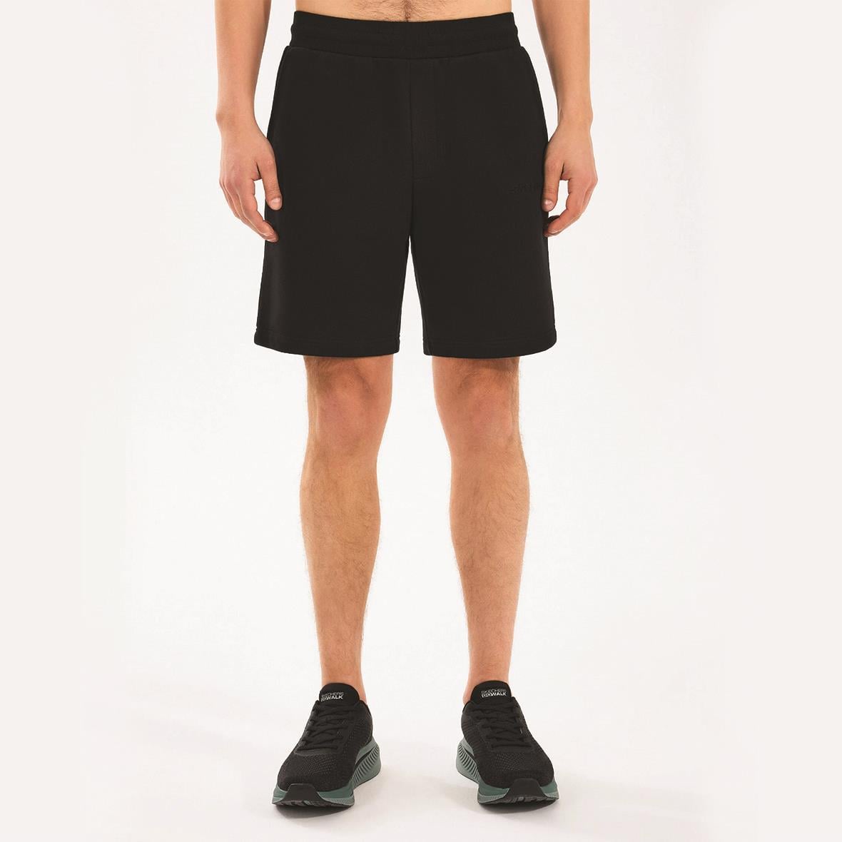 Skechers M Essential Sweat Short S2510064-001 Erkek Şort - Siyah