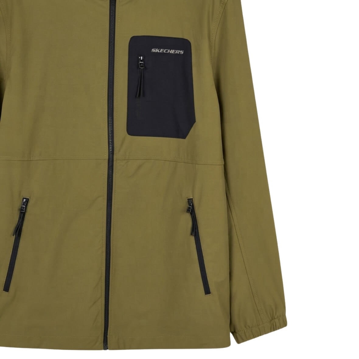 Skechers M Full Zip Trai Jacket S2620167-2194 Erkek Ceket - Haki