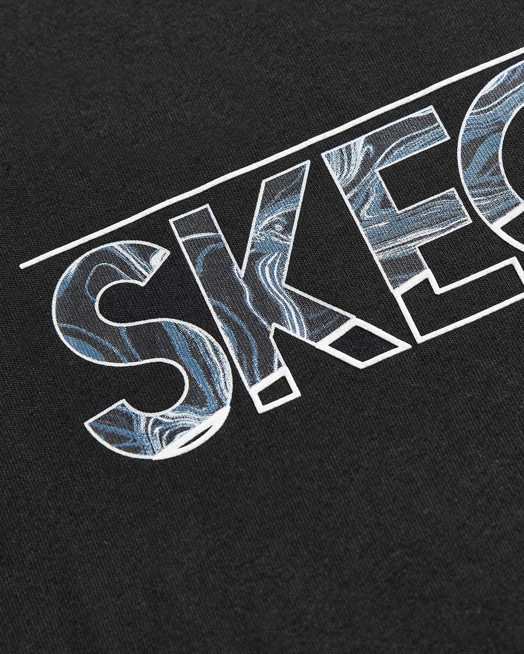 Skechers M Graphic Tee Light Weight Regular T-Shirt S242139-001 Erkek T-Shirt - Siyah