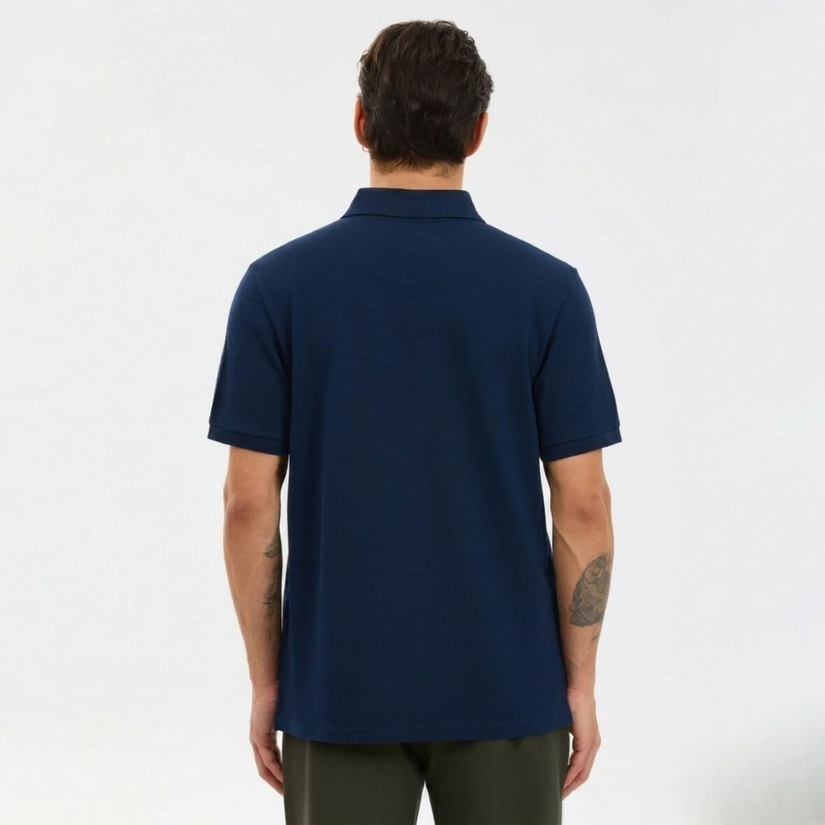 Skechers M Logo Printed Polo T-Shirt S2610085-0505 Erkek T-Shirt - Lacivert