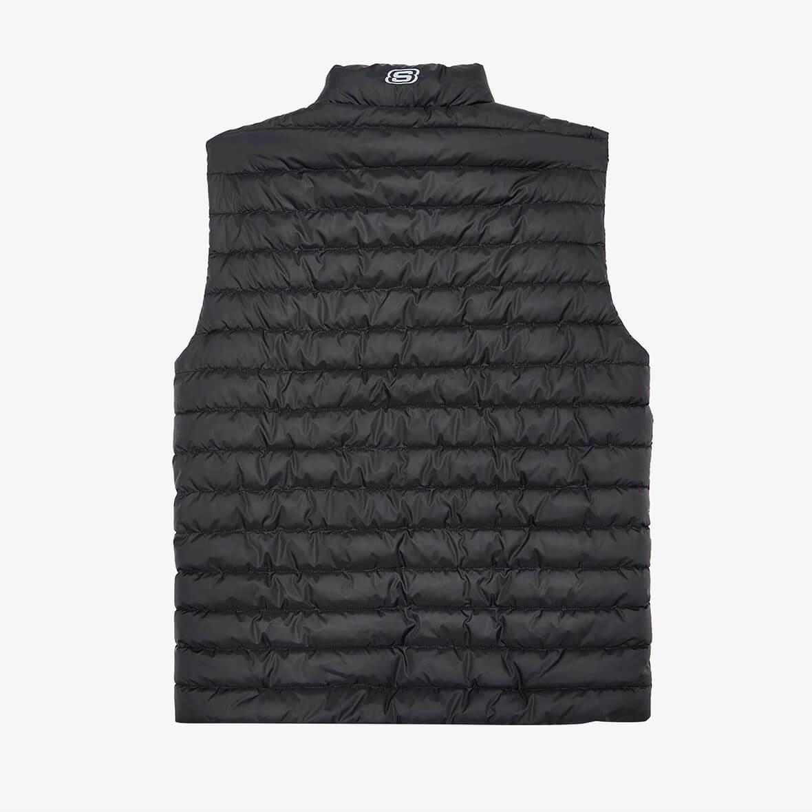 Skechers M Outerwear Polar Lining Padded Vest S242212-3817 Erkek Yelek - Siyah