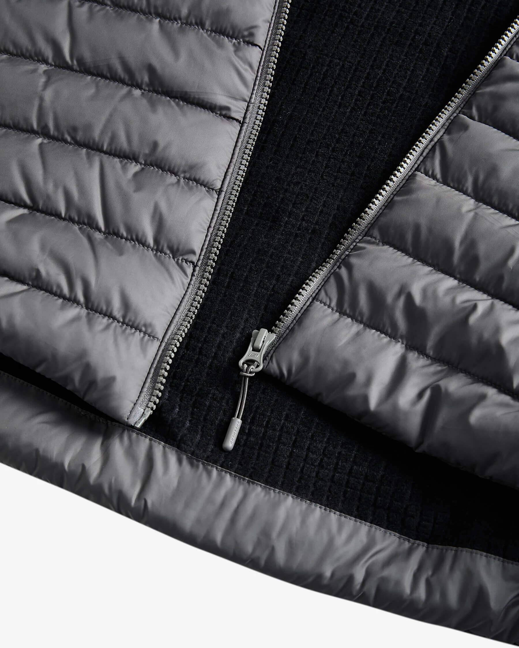 Skechers M Outerwear Polar Lining Padded Vest S242212-003 Erkek Yelek - Antrasit