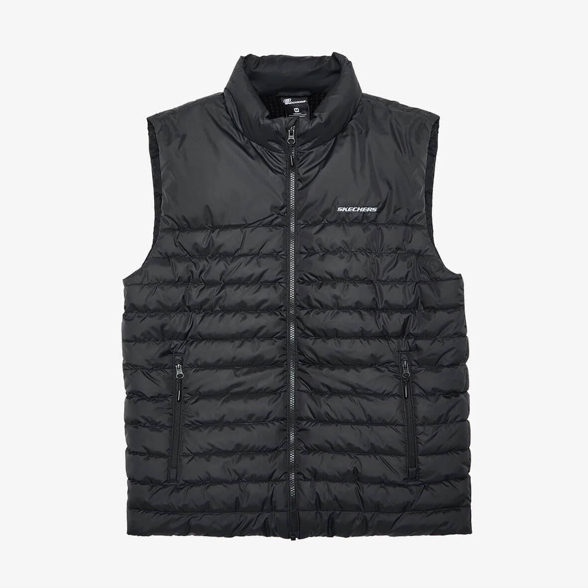 Skechers M Outerwear Polar Lining Padded Vest S242212-3817 Erkek Yelek - Siyah