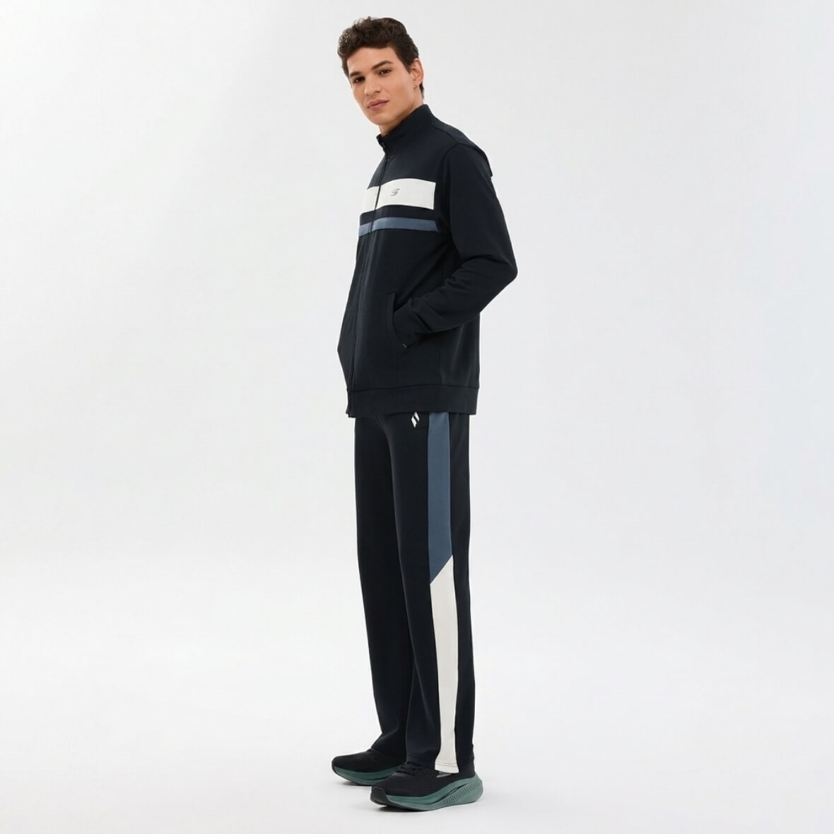 Skechers M Performance Coll. Track Suit S2610008-3817 Erkek Eşofman Takımı - Siyah