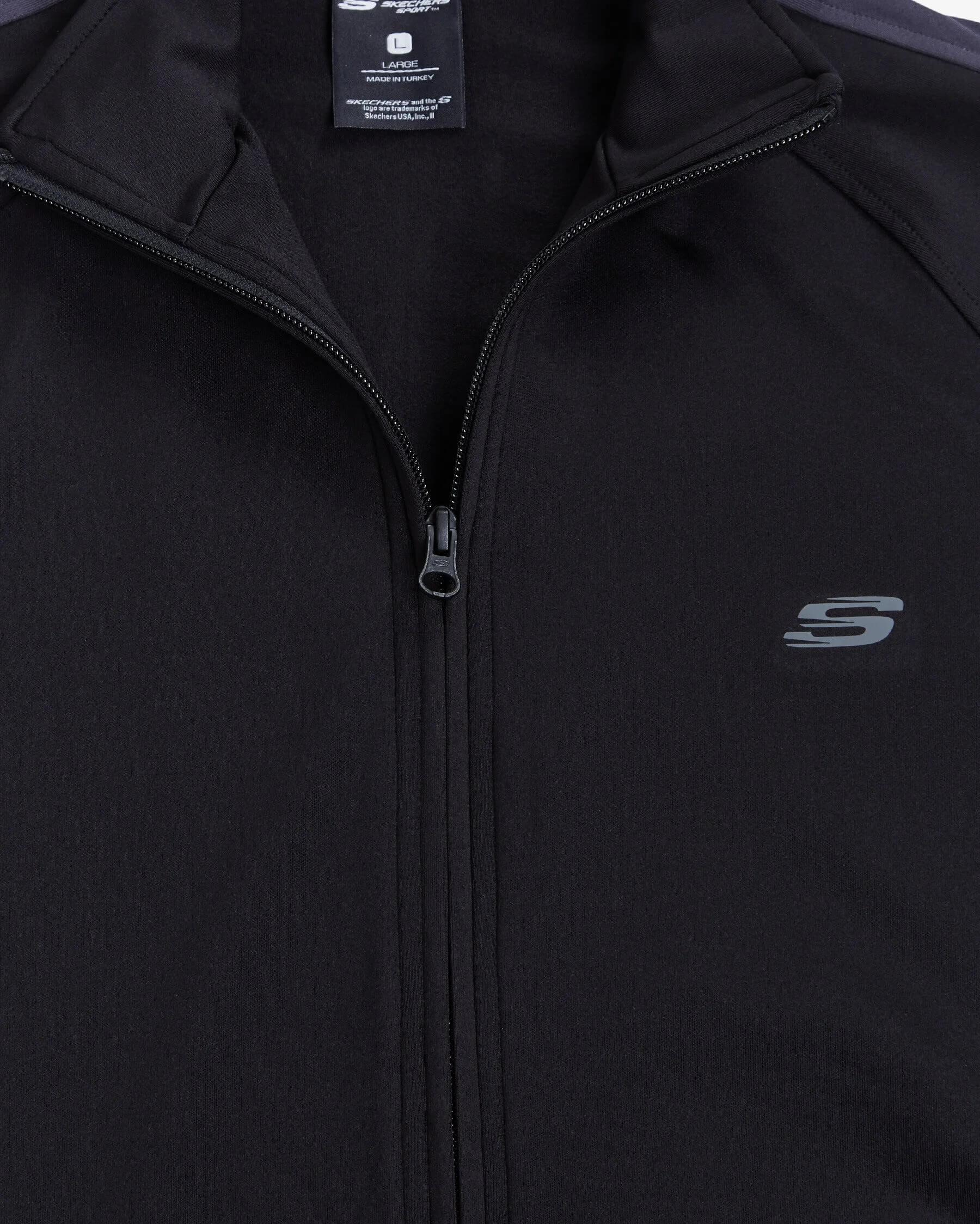 Skechers M Performance Collection Suit Track S212165-001 Erkek Eşofman Takım - Siyah