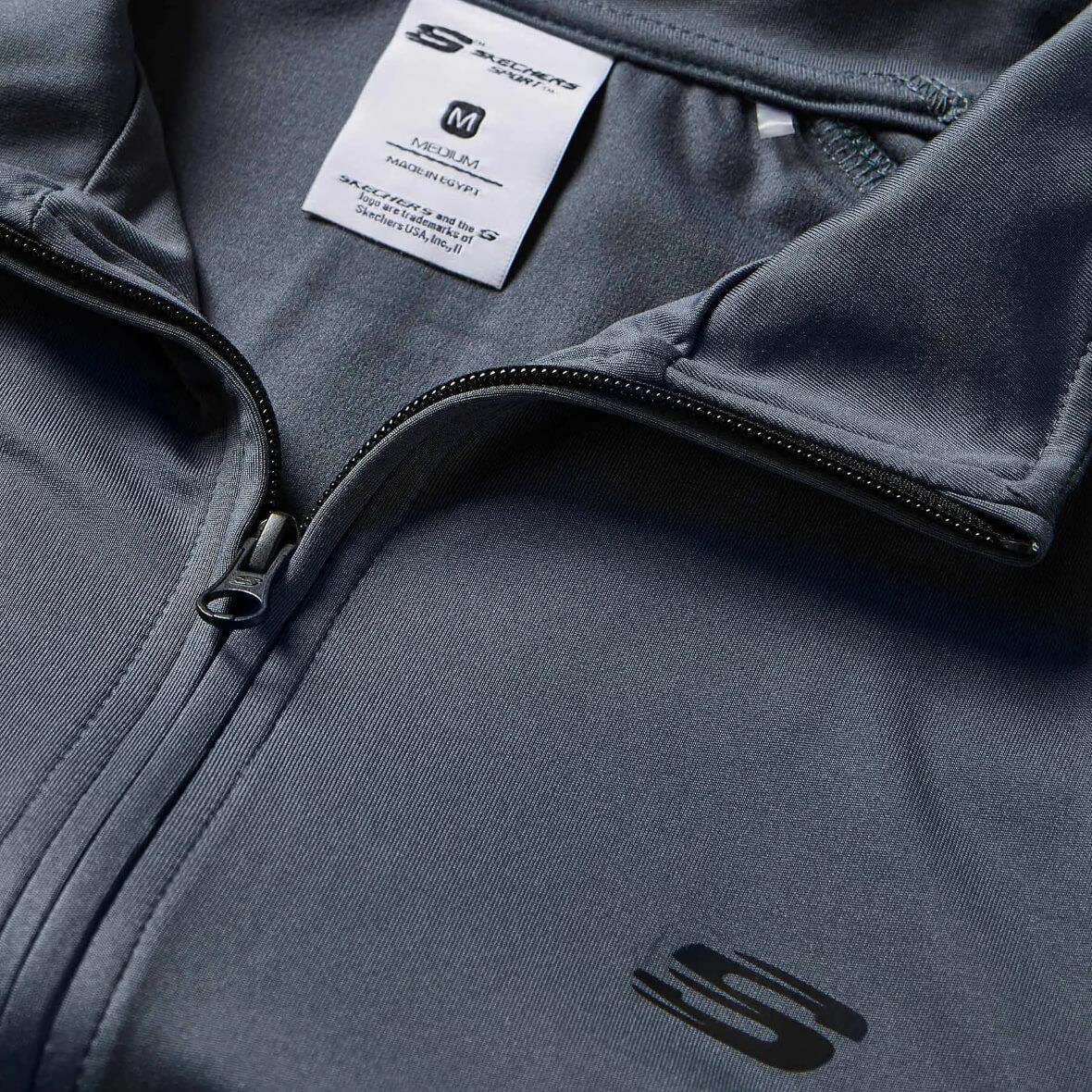 Skechers M Performance Track Suit S241211-3998 Erkek Eşofman Takımı - Gri
