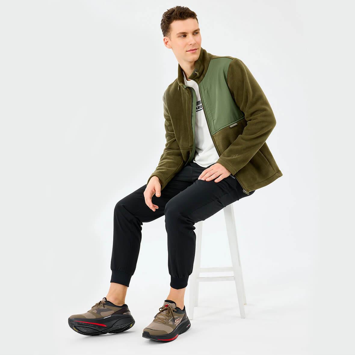 Skechers M Polar Jacket S2520130-0096 Erkek Sweatshirt - Haki