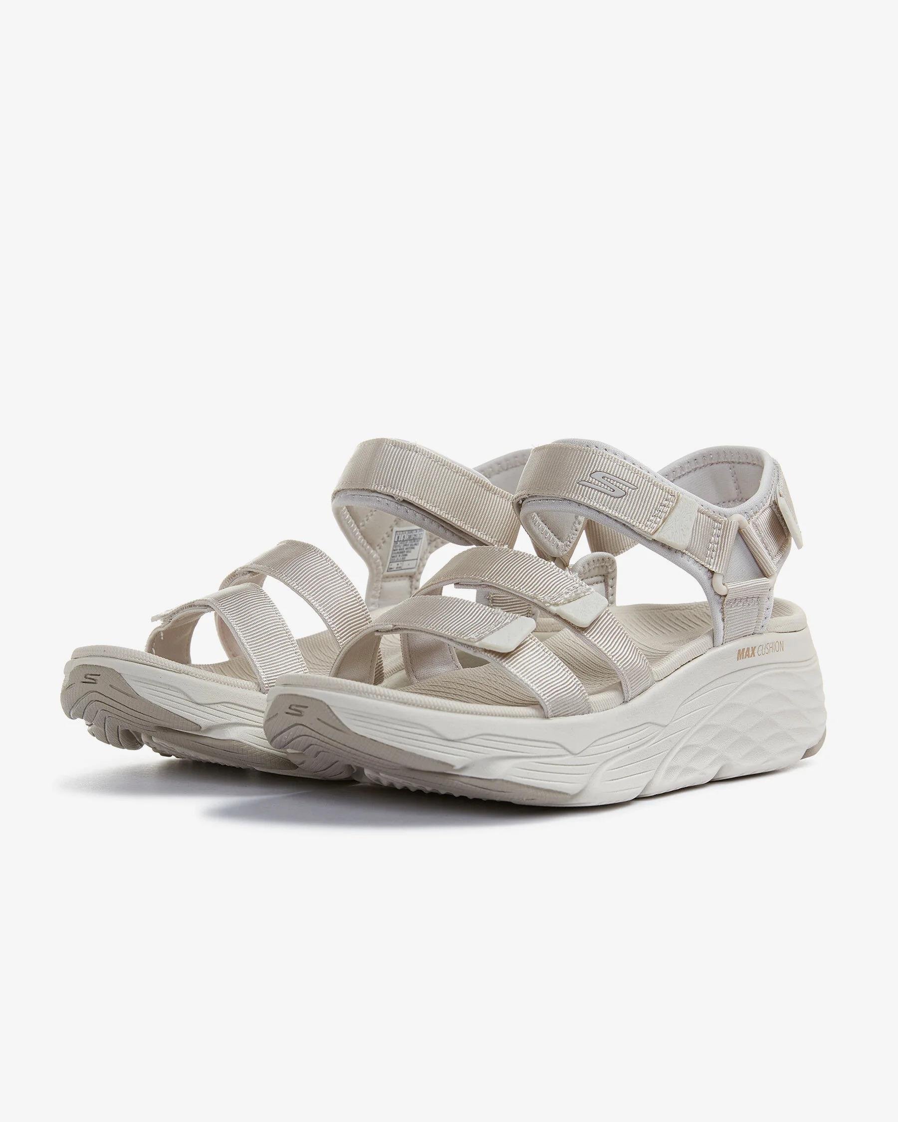 Skechers Max Cushioning - Lured 140218 NAT Kadın Sandalet - Bej