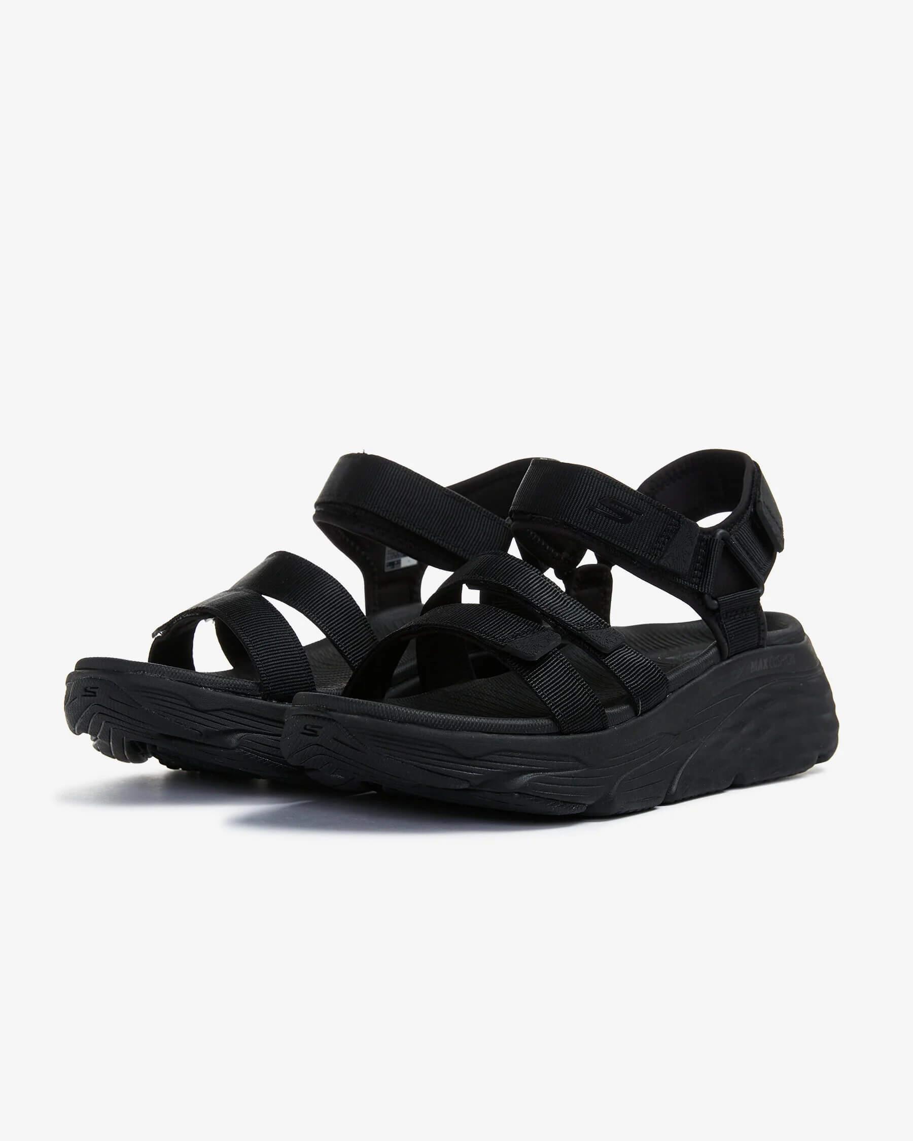 Skechers Max Cushioning - Lured 140218 NAT Kadın Sandalet - Siyah