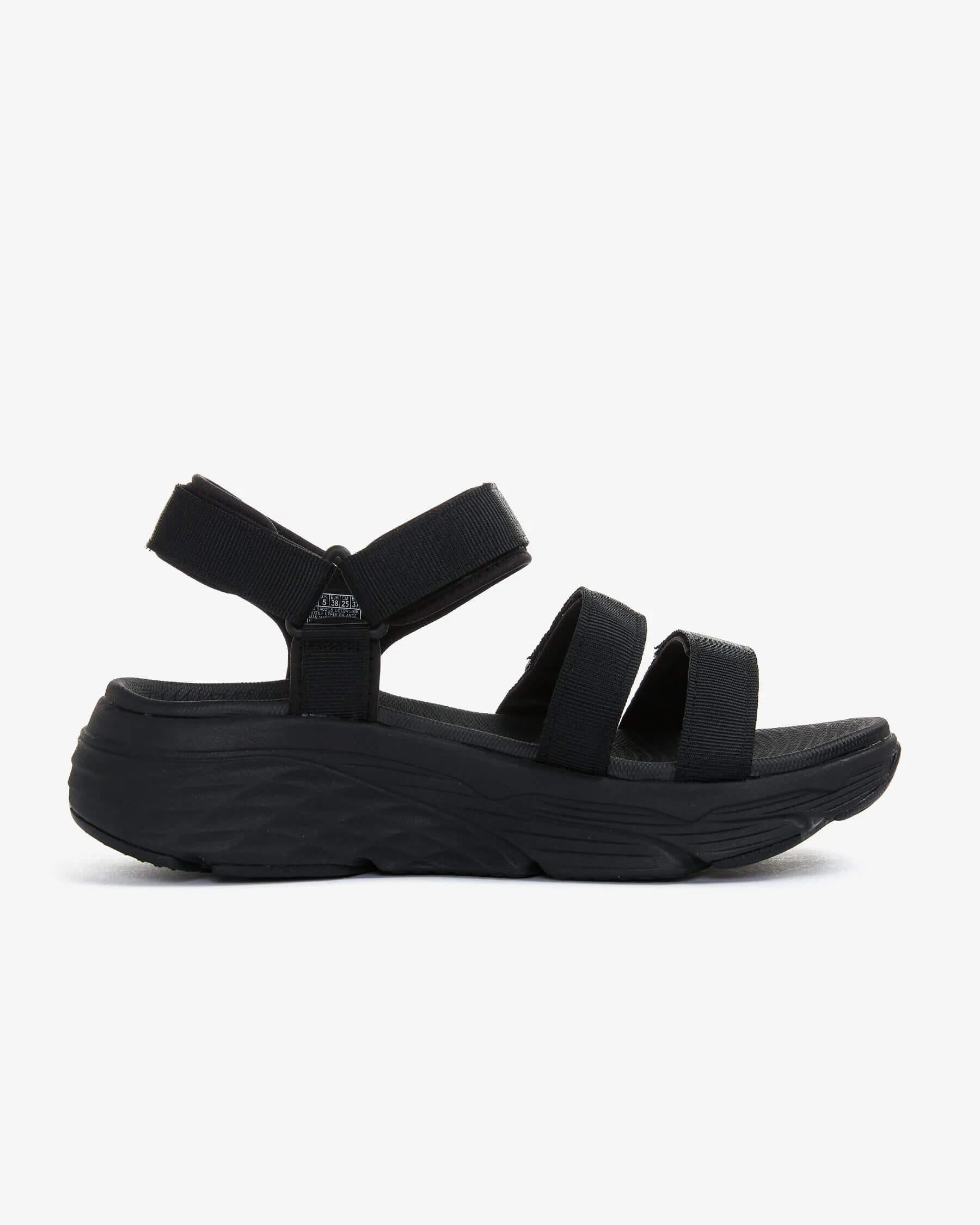Skechers Max Cushioning - Lured 140218 NAT Kadın Sandalet - Siyah