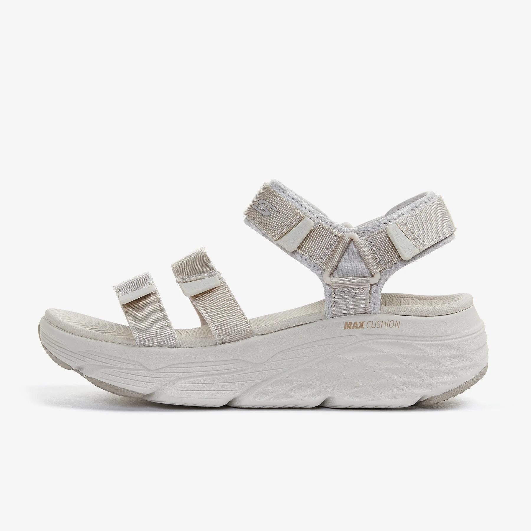Skechers Max Cushioning - Lured 140218 NAT Kadın Sandalet - Bej