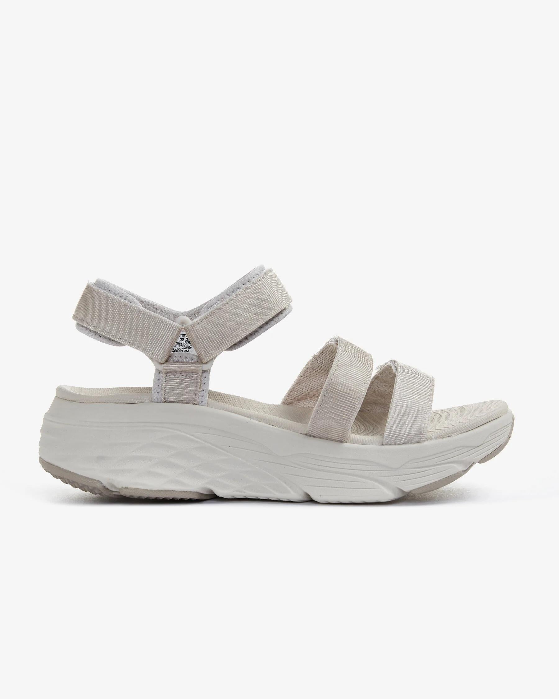 Skechers Max Cushioning - Lured 140218 NAT Kadın Sandalet - Bej