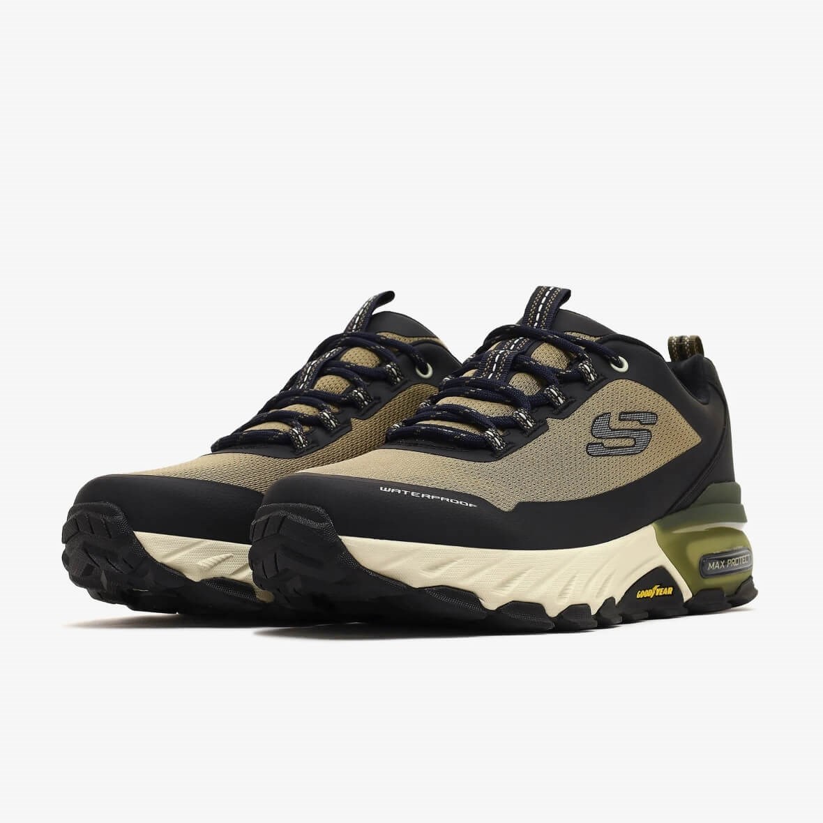 Skechers Max Protect Fast Track 237304 OLBK Erkek Outdoor Ayakkabı - Haki