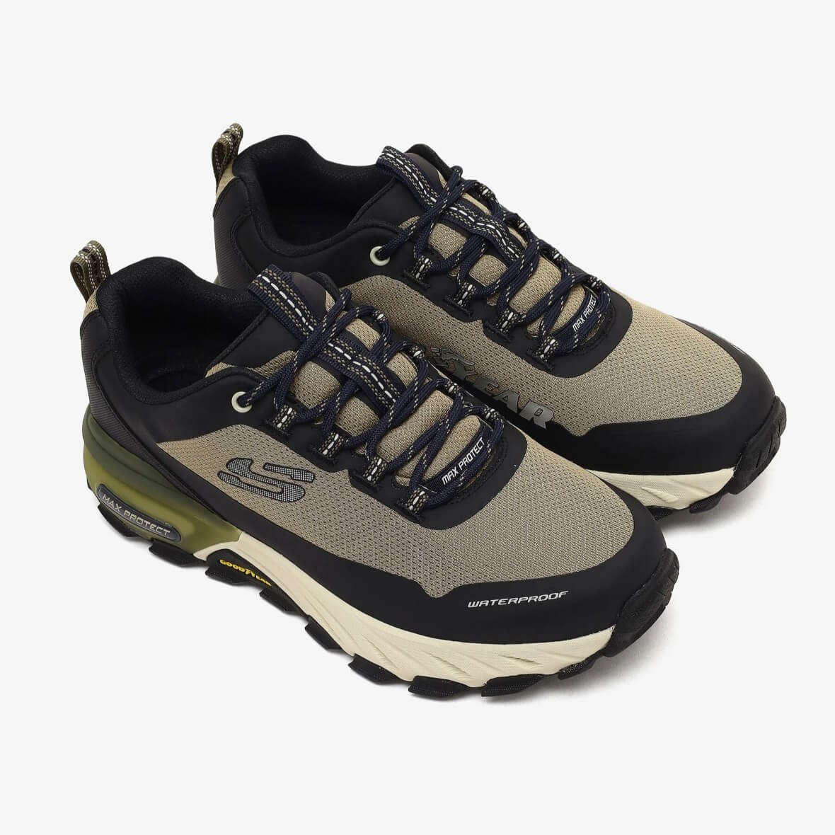 Skechers Max Protect Fast Track 237304 OLBK Erkek Outdoor Ayakkabı - Haki