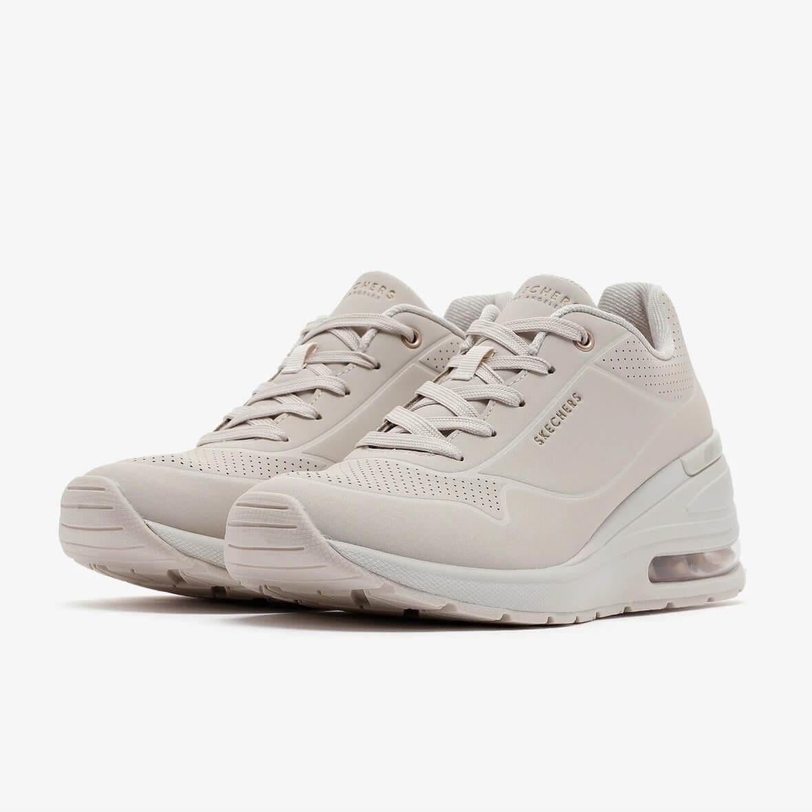 Skechers Million Air - Elevated Air 155401 OFWT Kadın Sneaker - Ekru
