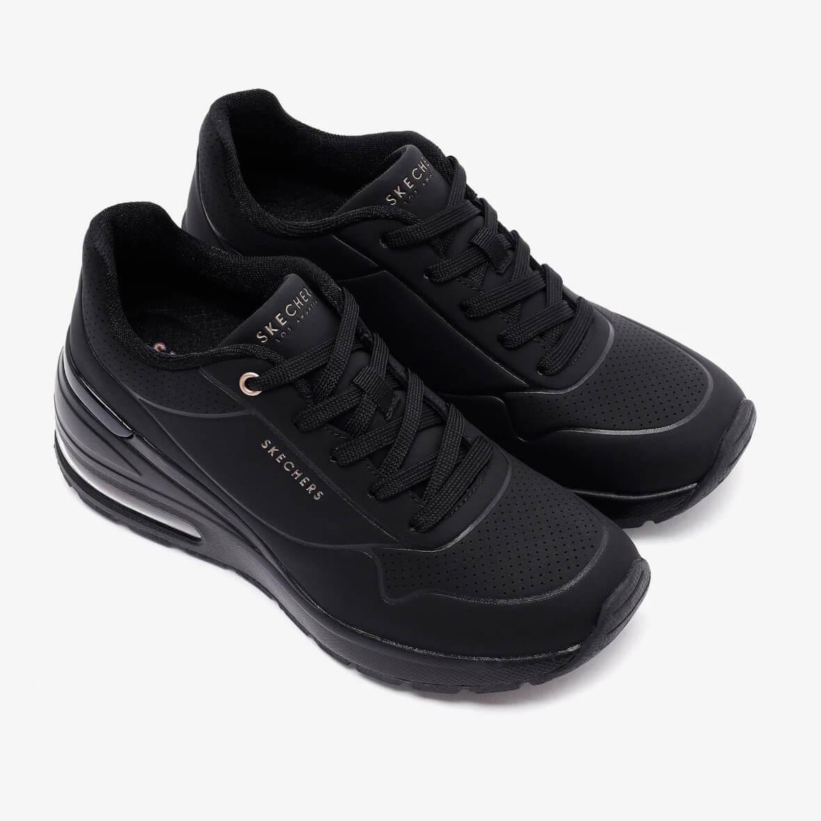 Skechers Million Air - Elevated Air 155401 BBK Kadın Sneaker - Siyah