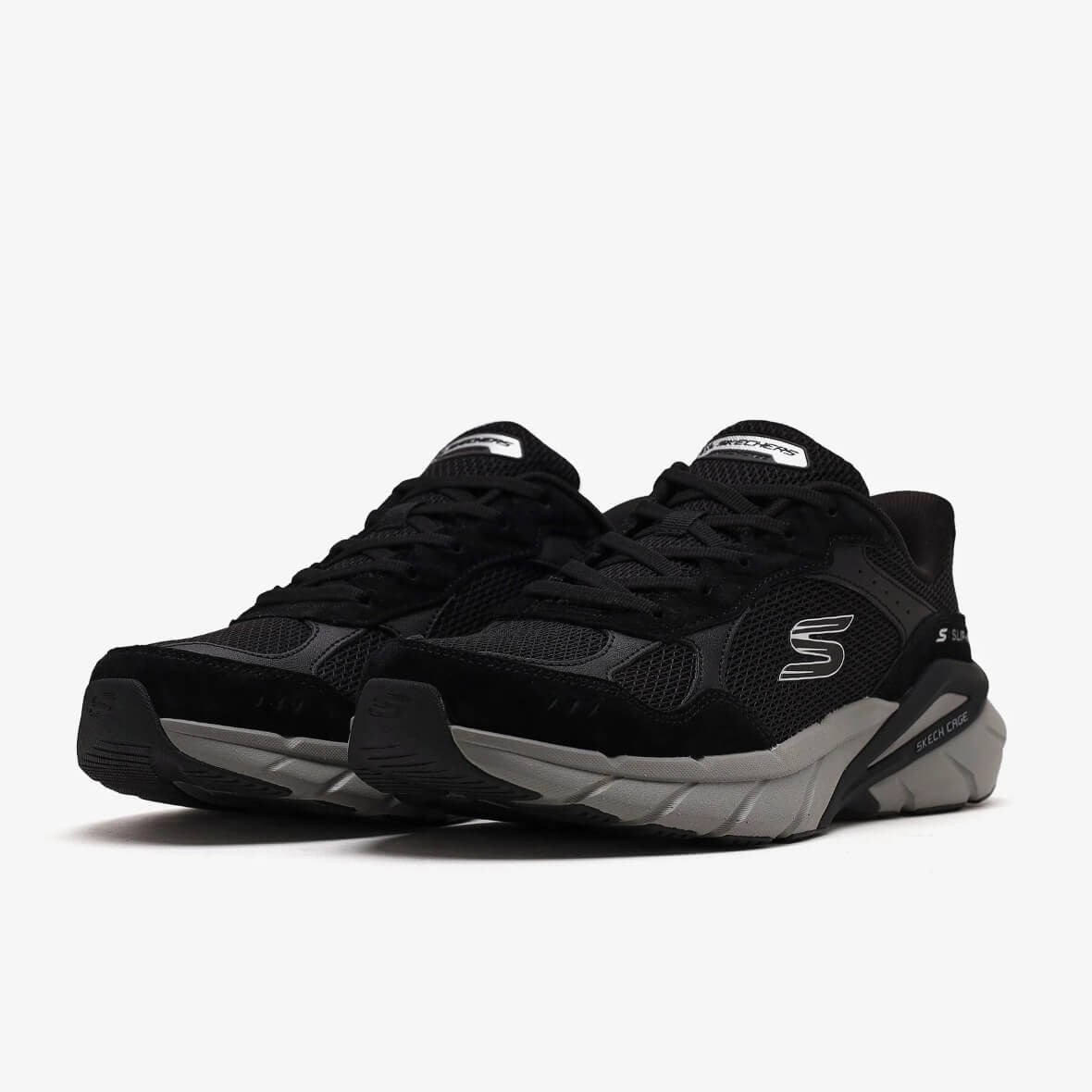 Skechers Skech Cage Lexon 233275 BKCC Erkek Spor Ayakkabı - Siyah
