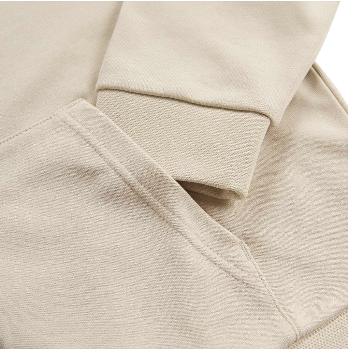 Skechers Skech Sweats Essential Full Zip Sweatshirt S2610016-1457 Kapüşonlu Kadın Sweatshirt - Krem