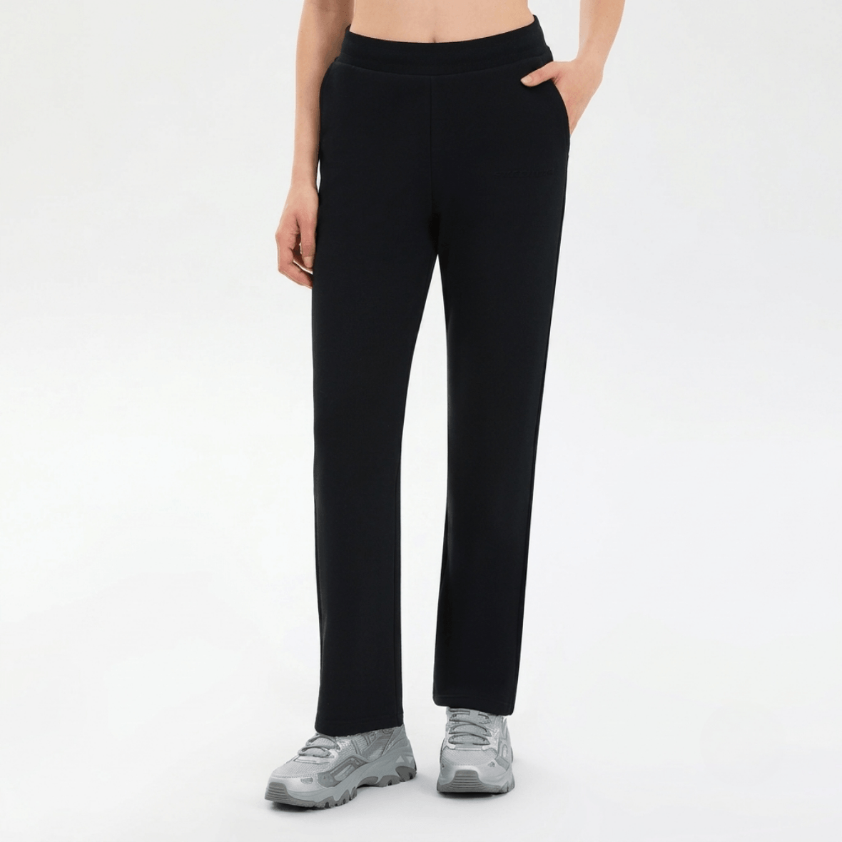 Skechers Skech Sweats Essential Regular Sweatpant S2610003-3817 Kadın Eşofman Altı - Siyah