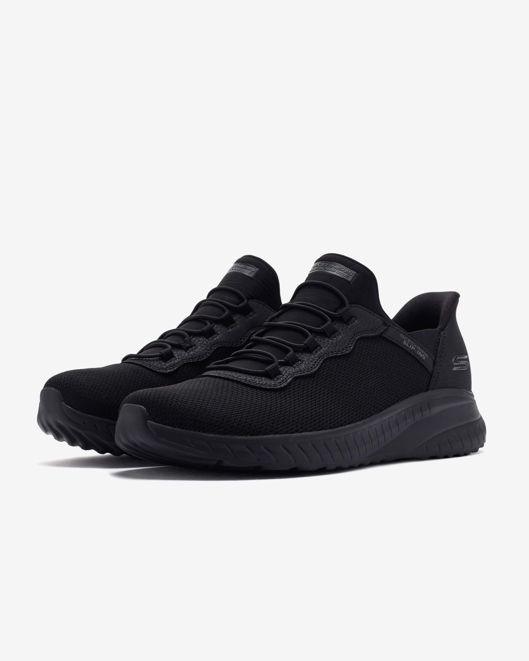 Skechers Slip-ins Bobs Squad Chaos 117500 BBK Kadın Sneaker - Siyah