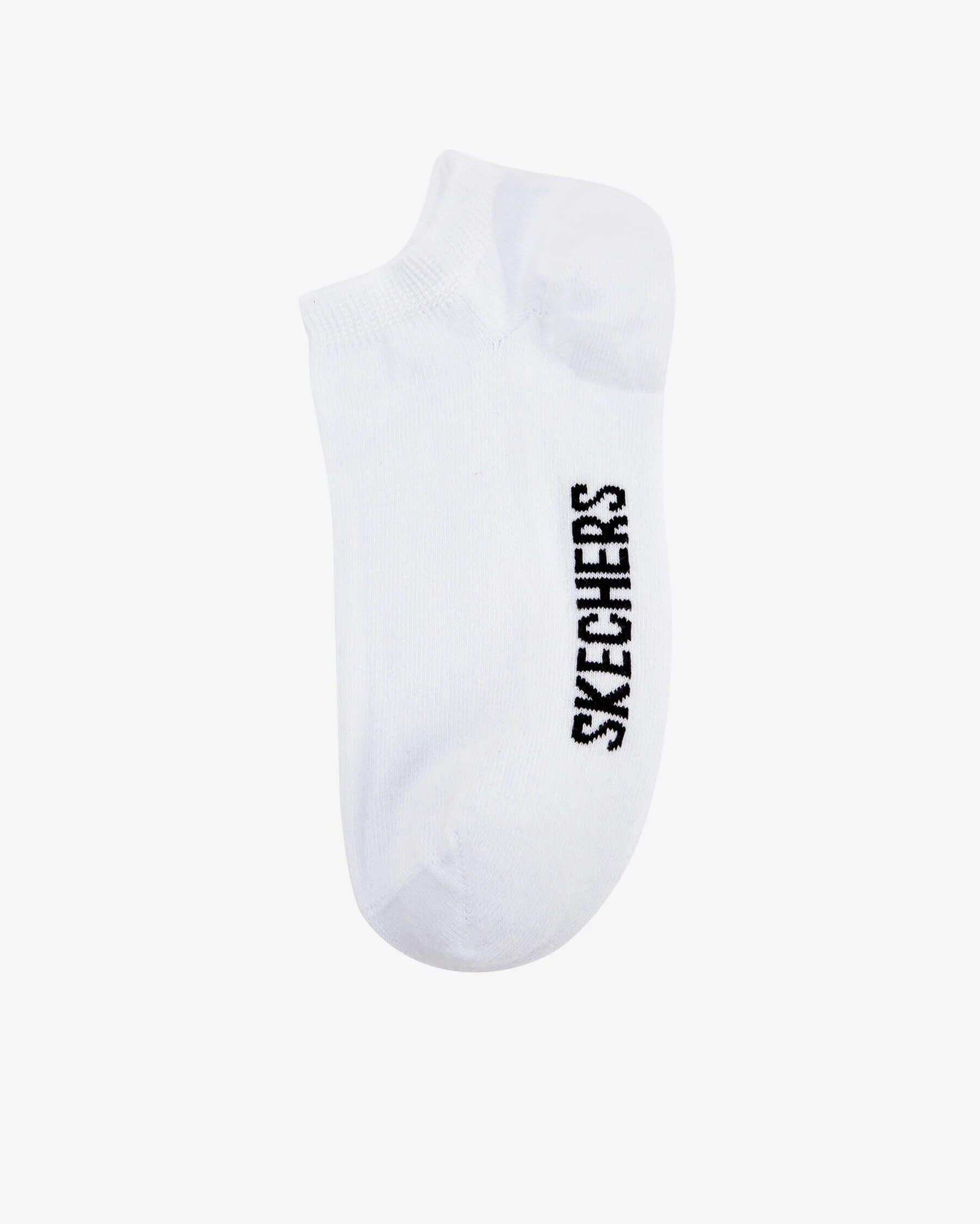 Skechers U Low Cut Single Sock S-212505-100 Unisex Çorap - Beyaz