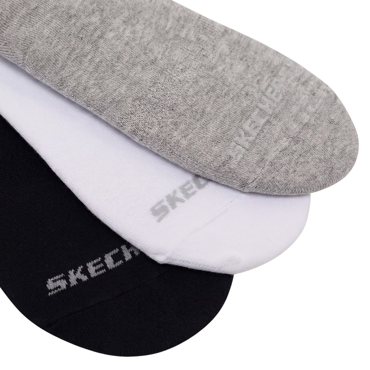 Skechers U No Show S2520314-3474 Unisex 3'lü Çorap - Çok Renkli