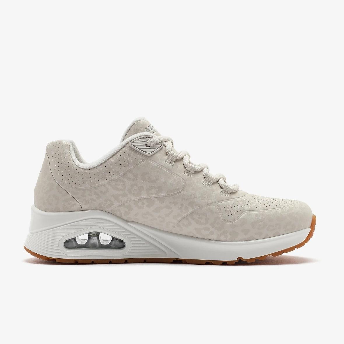 Skechers Uno - Kat-neato 177144 OFWT Kadın Sneaker - Bej