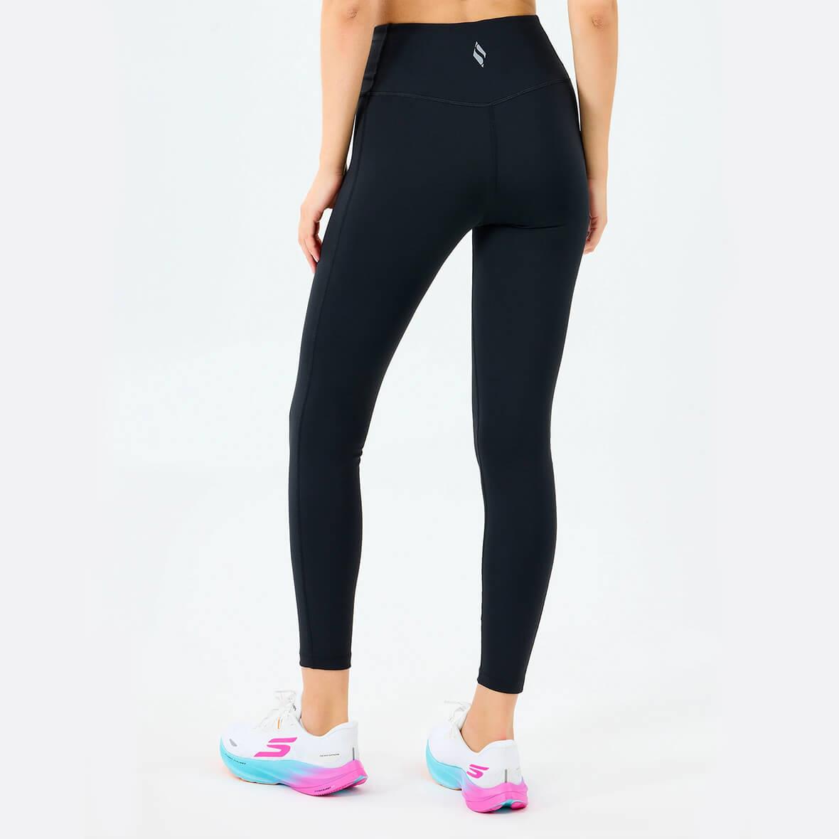 Skechers W Bartack Stitch Detail Legging Kadın Tayt - Siyah