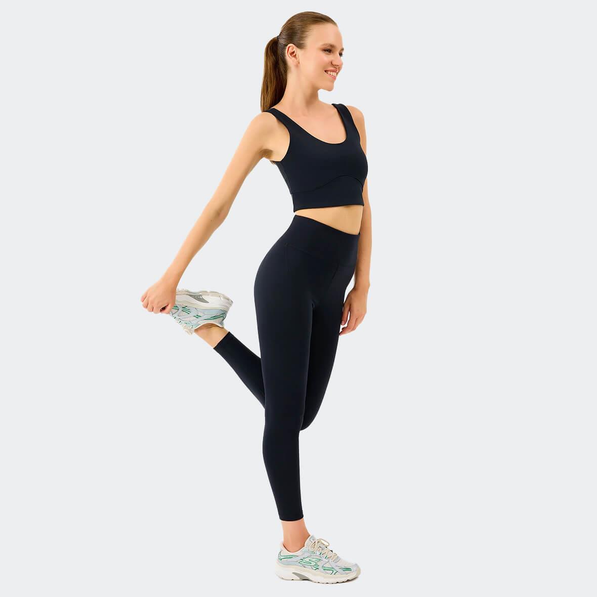 Skechers W Basic Ankle Legging Kadın Tayt - Siyah