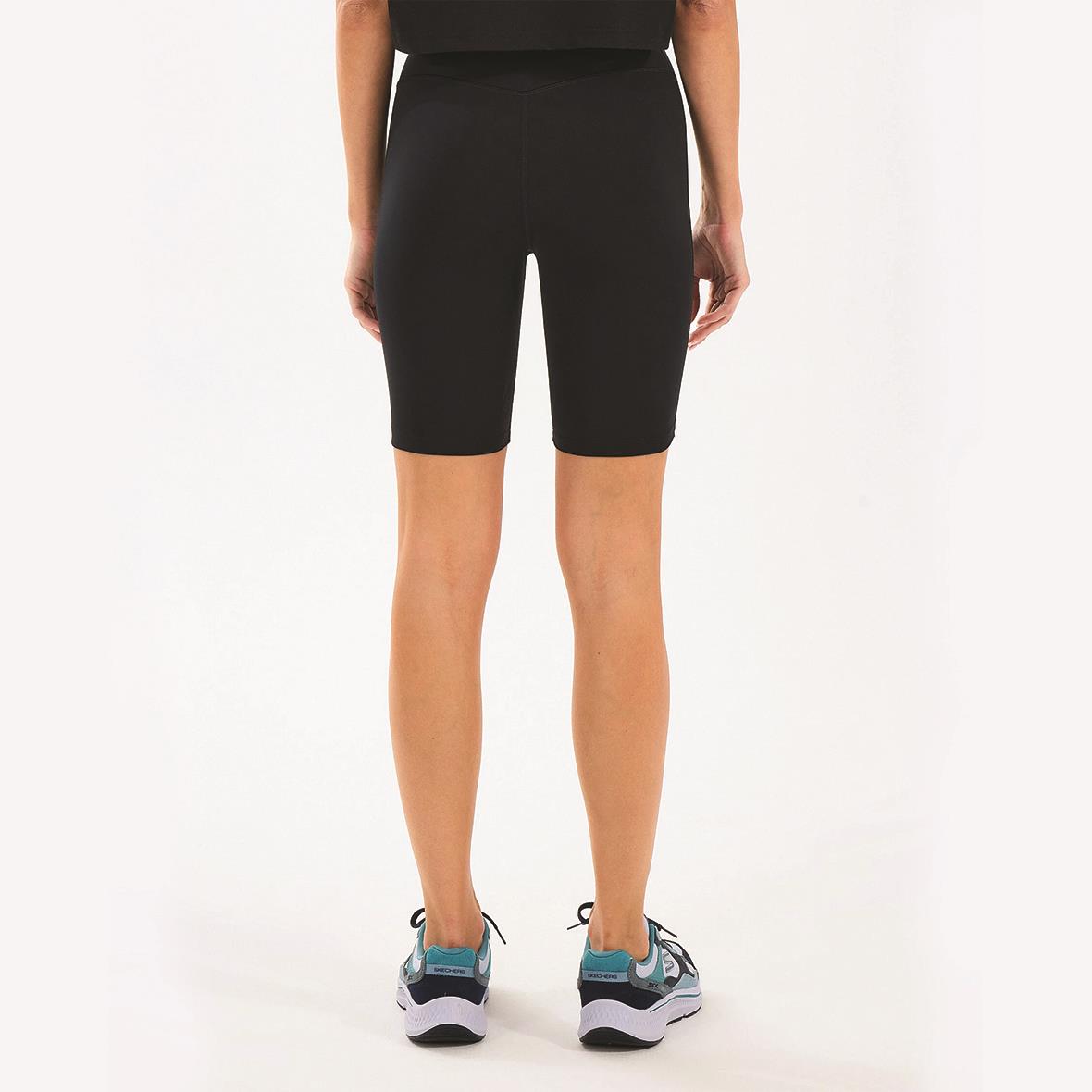 Skechers W Basic Biker Legging S2510202-001 Kadın Kısa Tayt - Siyah