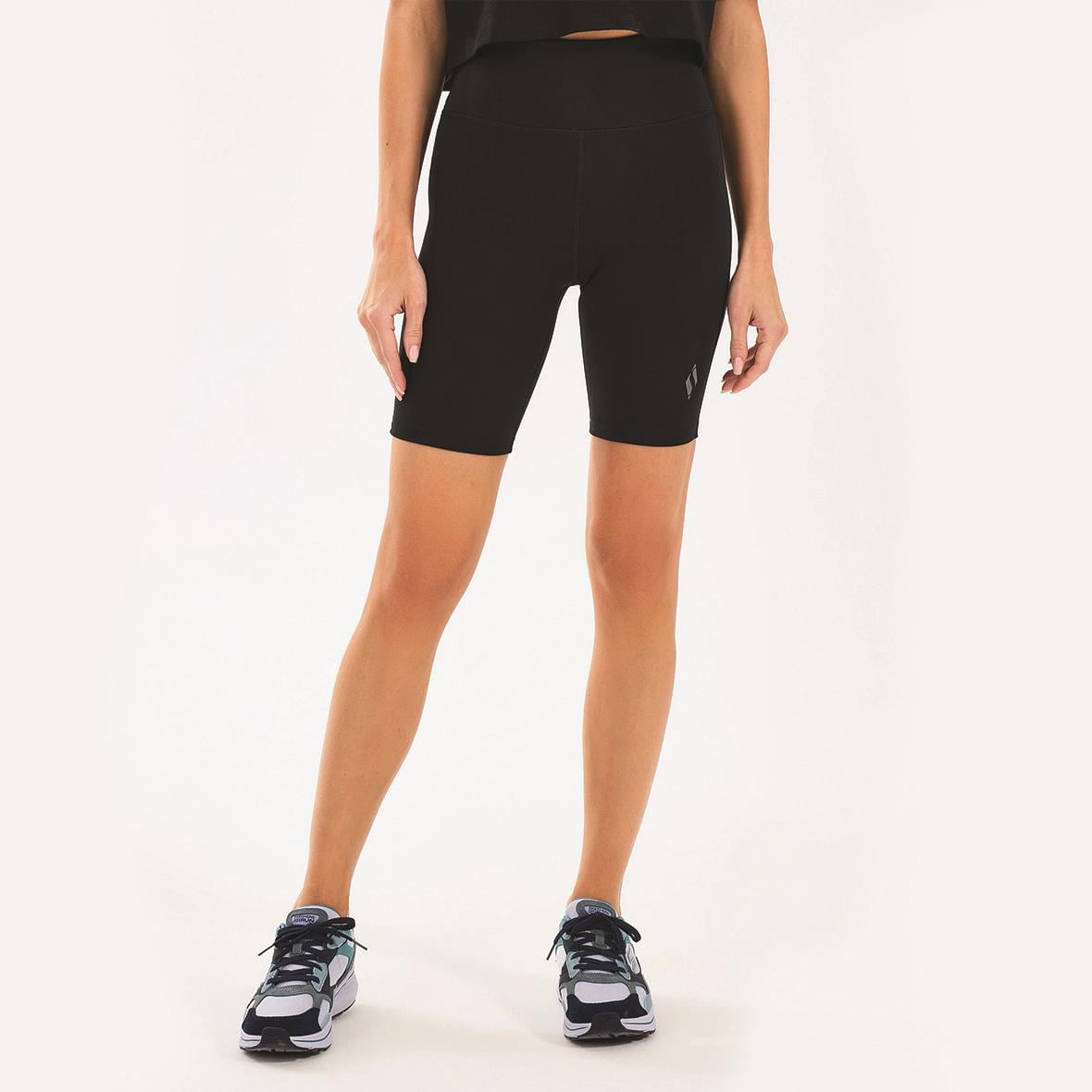 Skechers W Basic Biker Legging S2510202-001 Kadın Kısa Tayt - Siyah