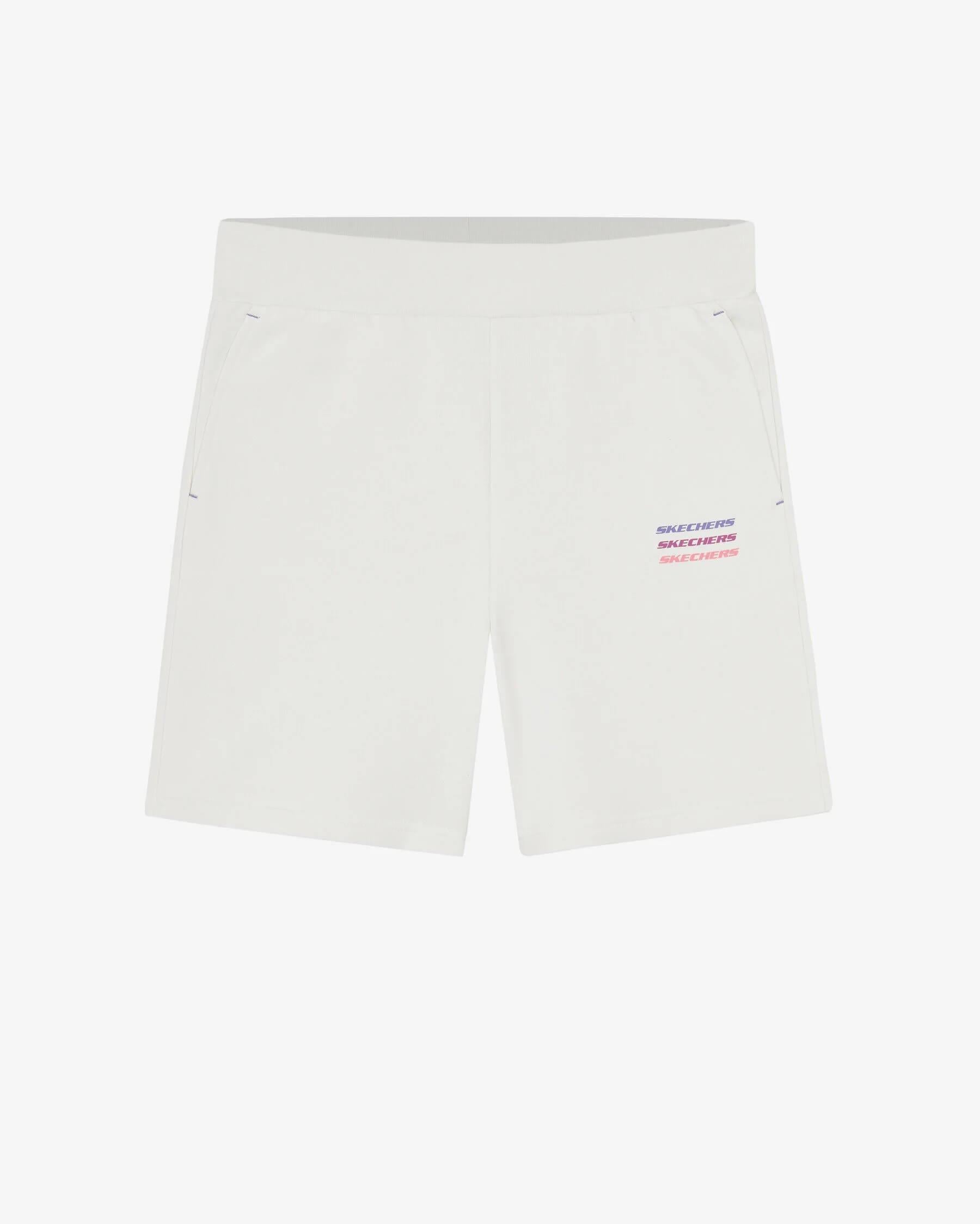 Skechers W Essential 5 Inch Sweat S241198-102 Kadın Şort - Beyaz