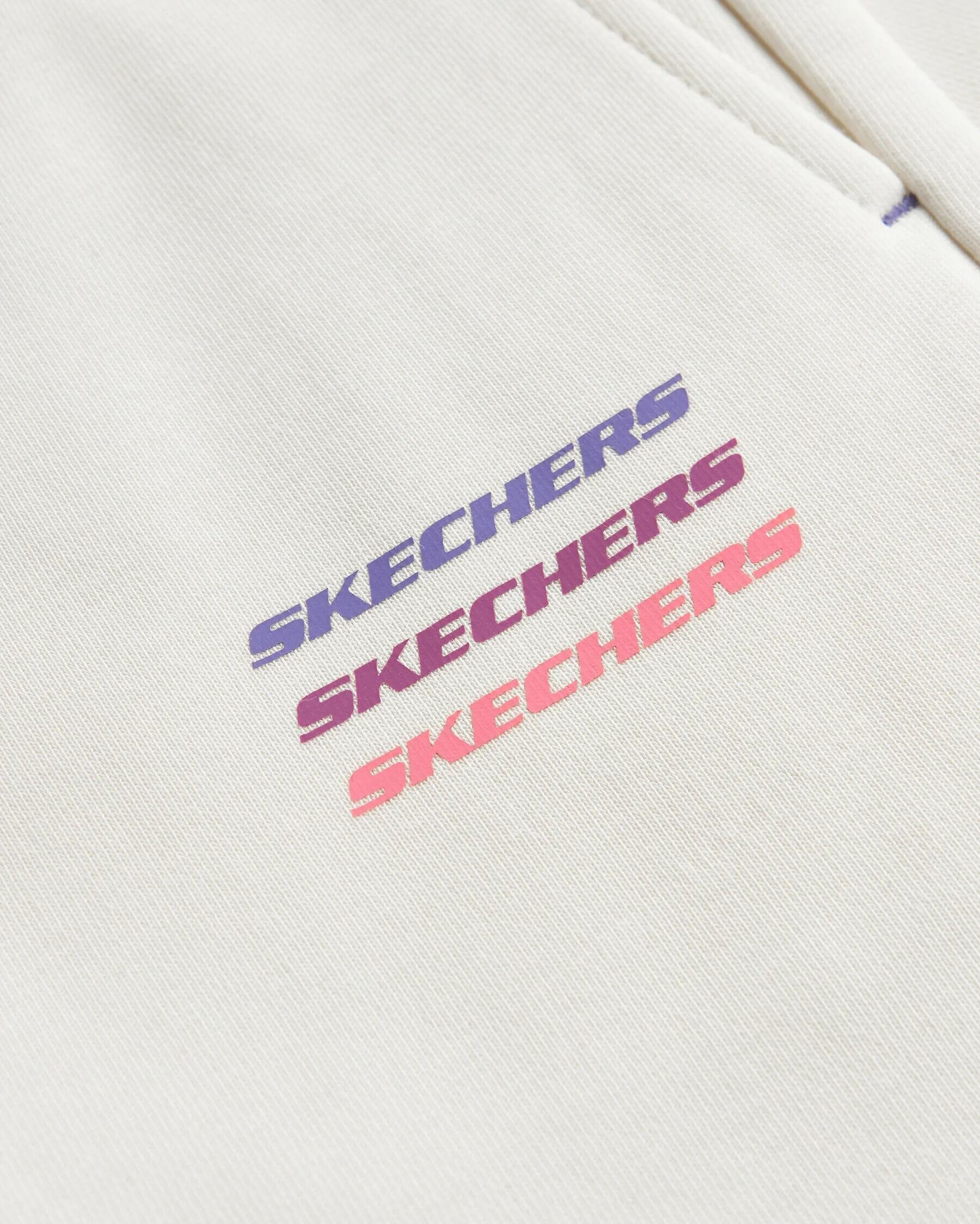 Skechers W Essential 5 Inch Sweat S241198-102 Kadın Şort - Beyaz