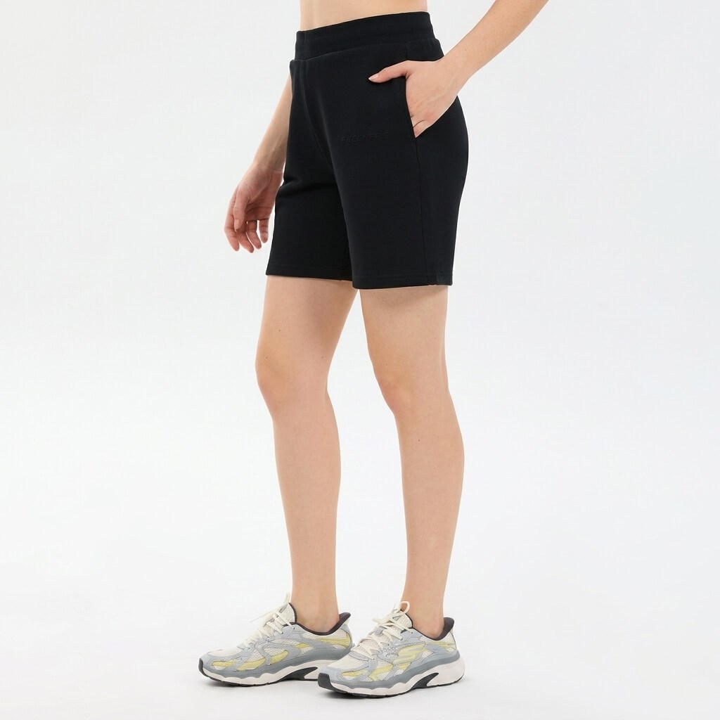 Skechers W Essential 5 inch Sweat Short S2610001-3817 Kadın Şort - Siyah