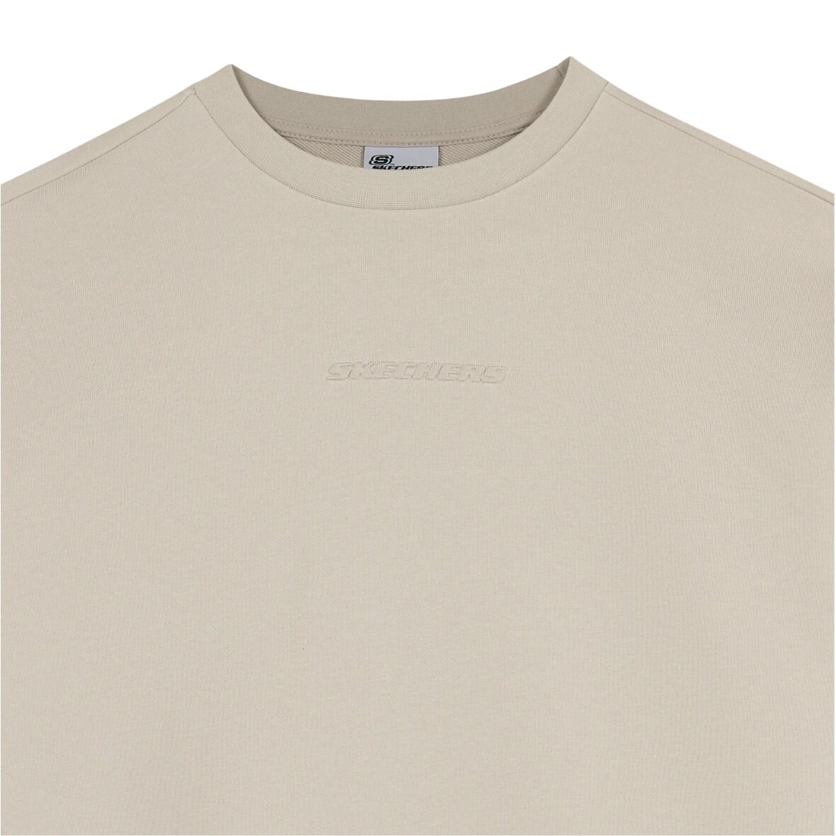 Skechers W Essential Crew Neck Sweatshirt S2610011-1457 Kadın Sweatshirt - Bej