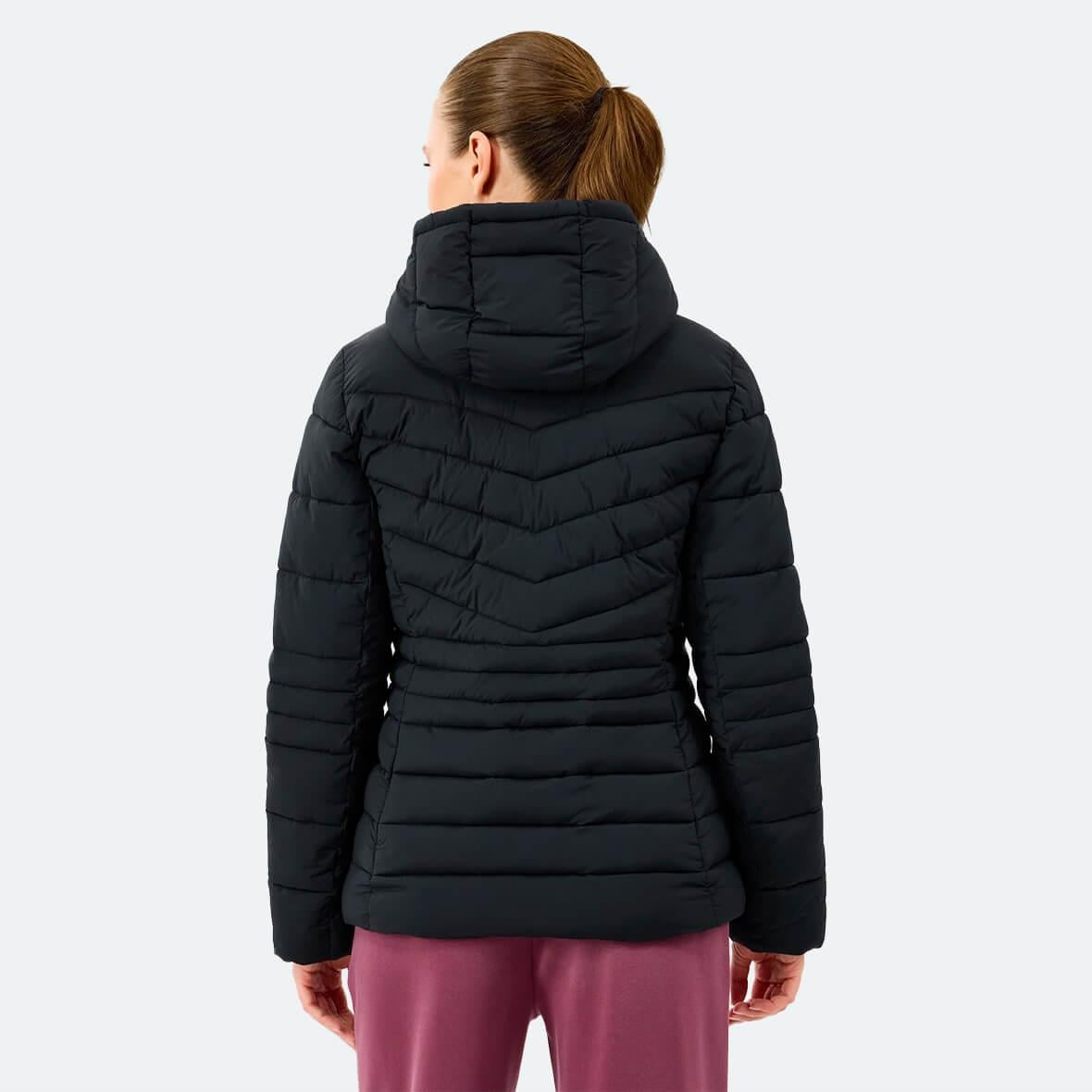 Skechers W Fitted Hoodie Puffer Jacket S2520203-3817 Kadın Mont - Siyah