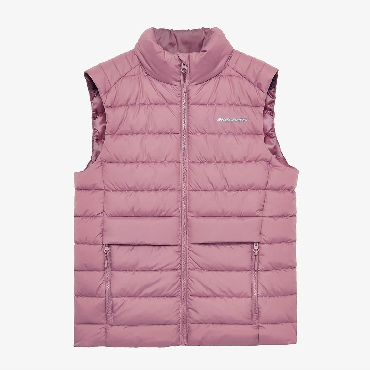 Skechers W Outerwear Padded Vest S242319-620 Kadın Yelek - Gül Kurusu