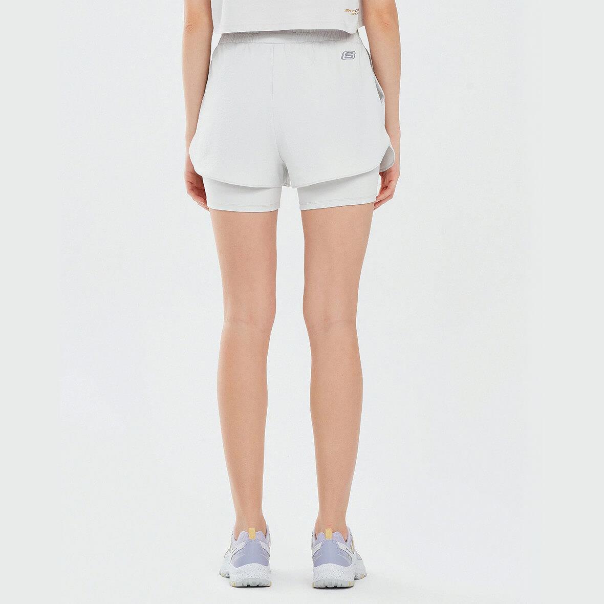 Skechers W Performance Coll. 2 in 1 S241144-035 Kadın Şort - Gri