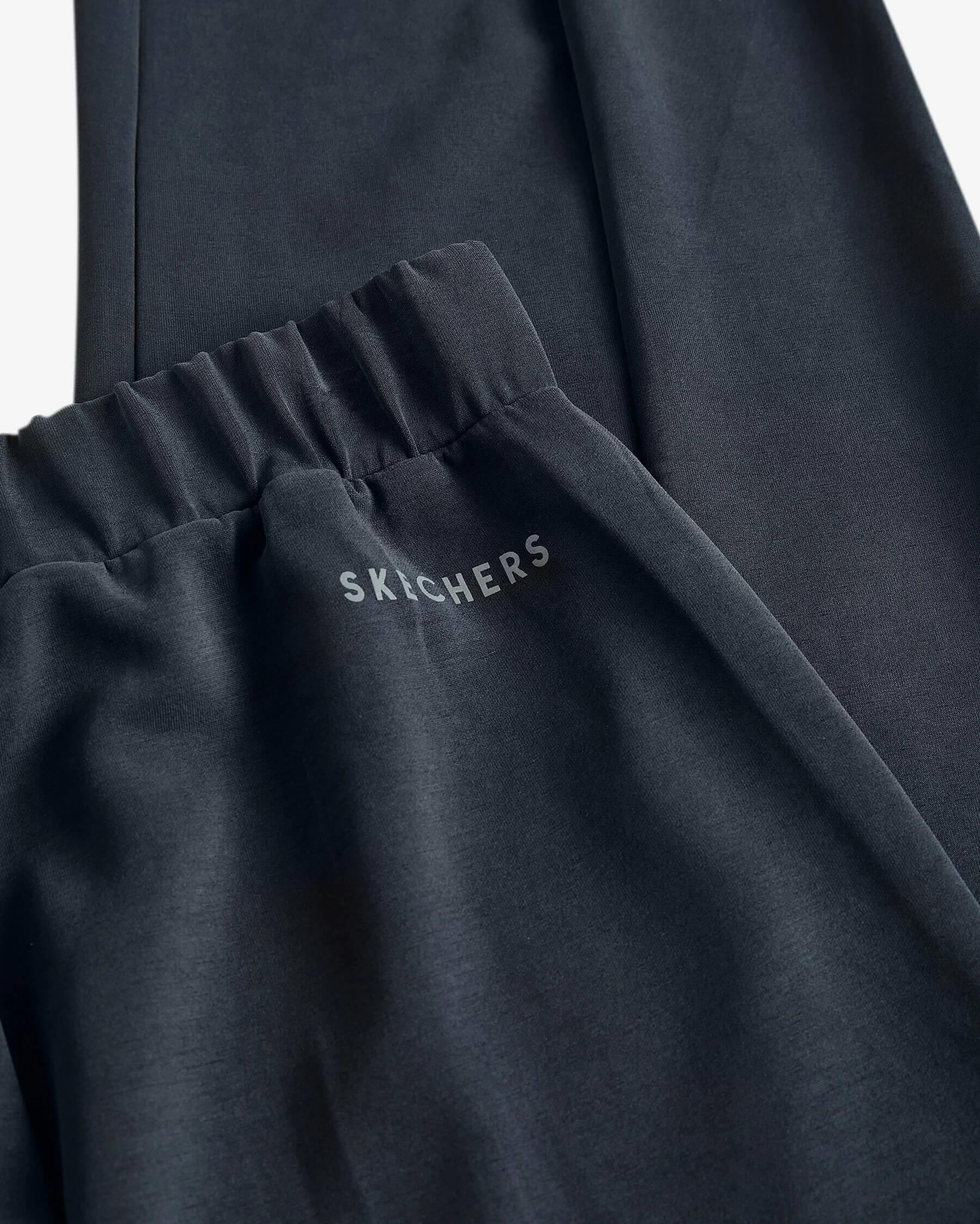 Skechers W Soft Touch Wide Leg Sweatpant S242153-001 Kadın Eşofman Altı - Siyah