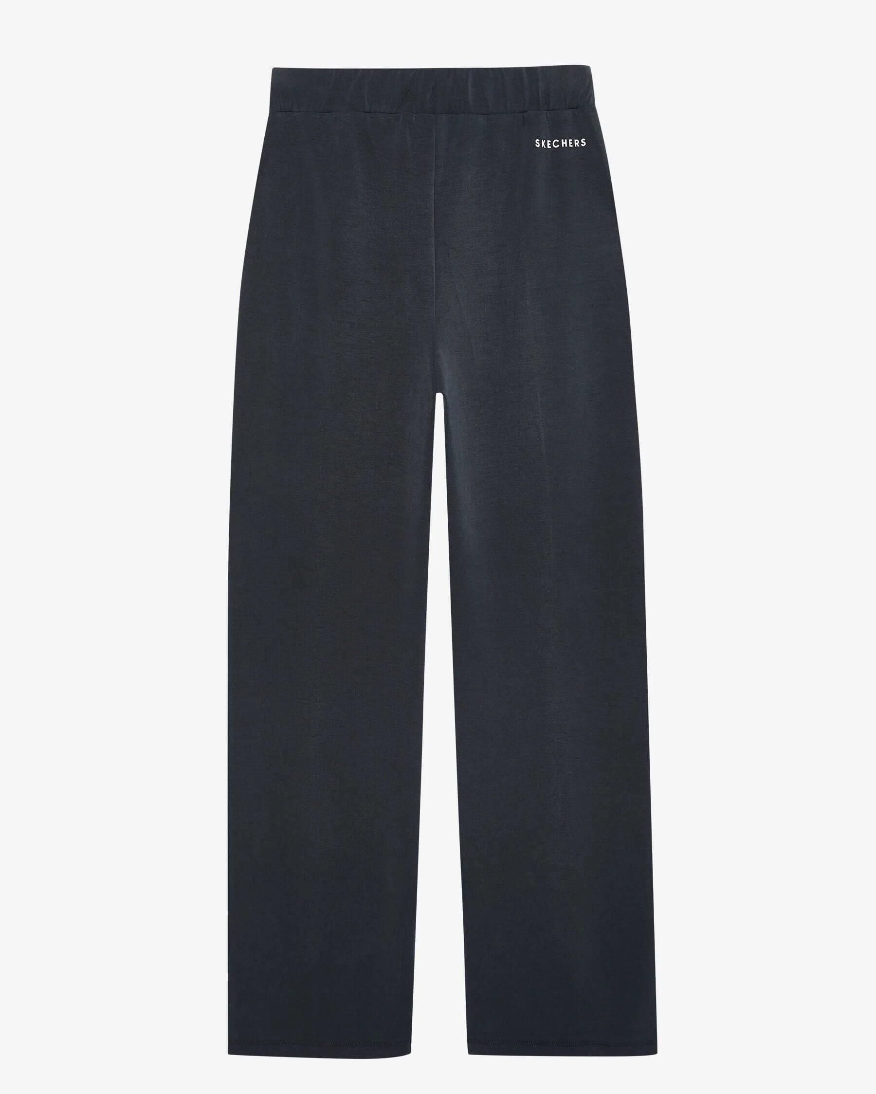 Skechers W Soft Touch Wide Leg Sweatpant S242153-001 Kadın Eşofman Altı - Siyah