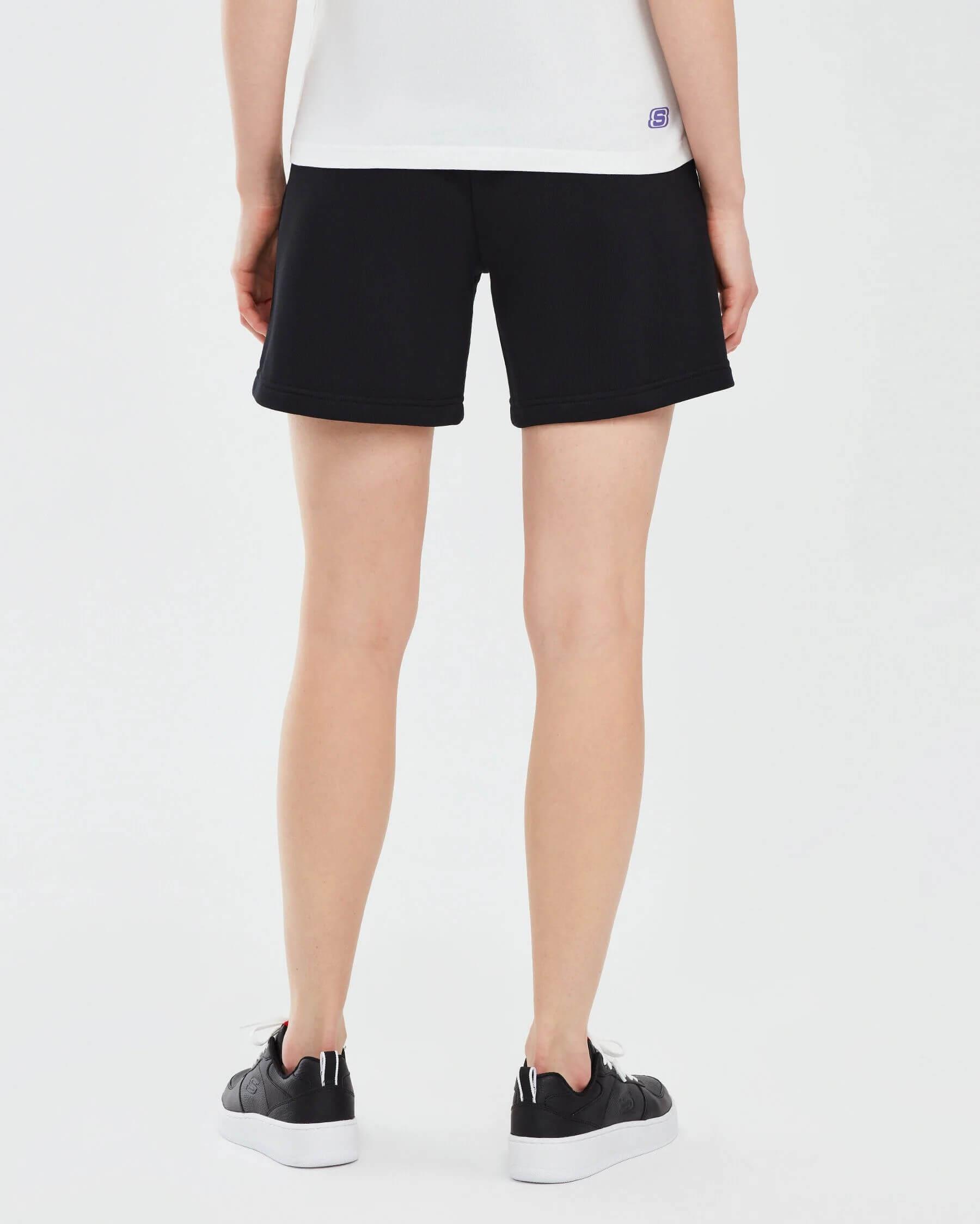 Skechers W W Essential 5 Inch Sweat S241198-001-A Kadın Şort - Siyah