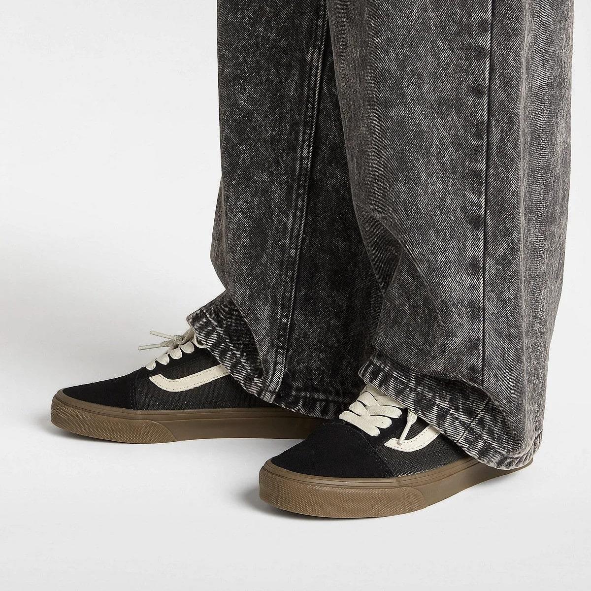 Vans Old Skool Erkek Ayakkabı - Heavy Canvas Siyah