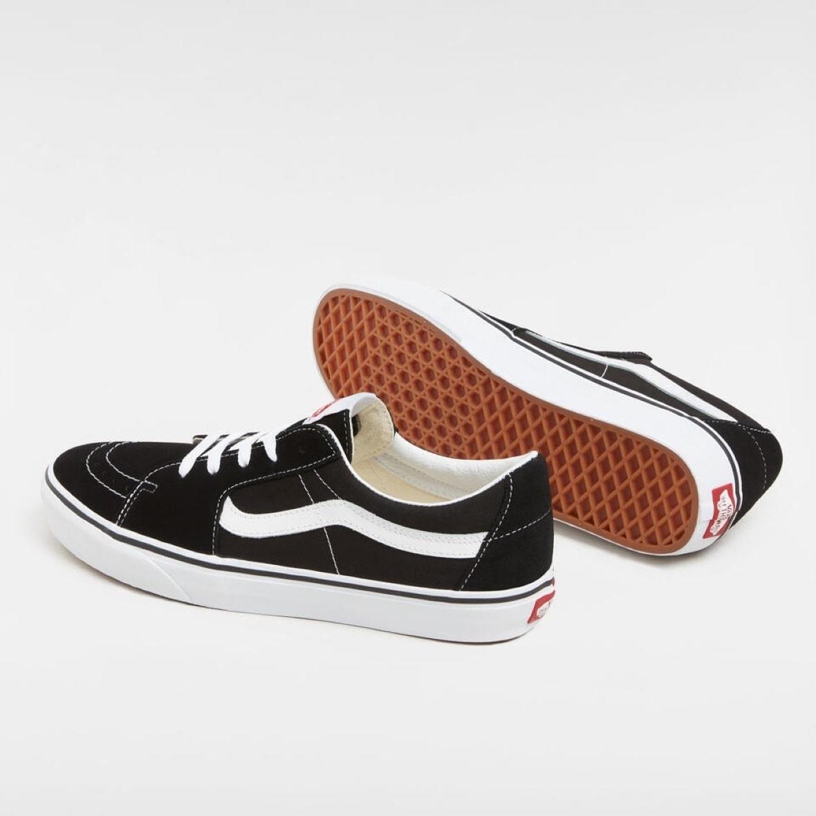 Vans SK8-Low Kadın Ayakkabı - Siyah / Beyaz