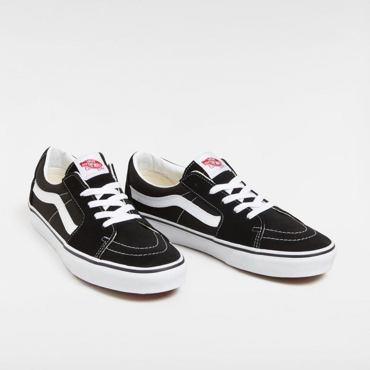 Vans SK8-Low Kadın Ayakkabı - Siyah / Beyaz