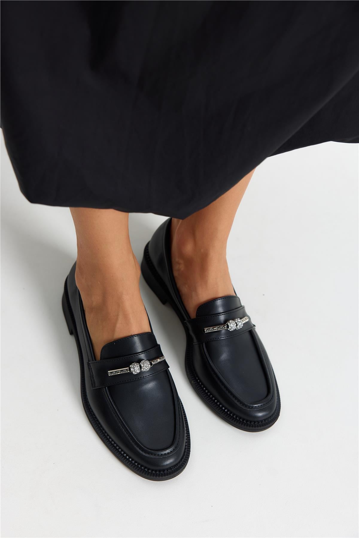 Alamo Kadın Günlük Loafer Siyah